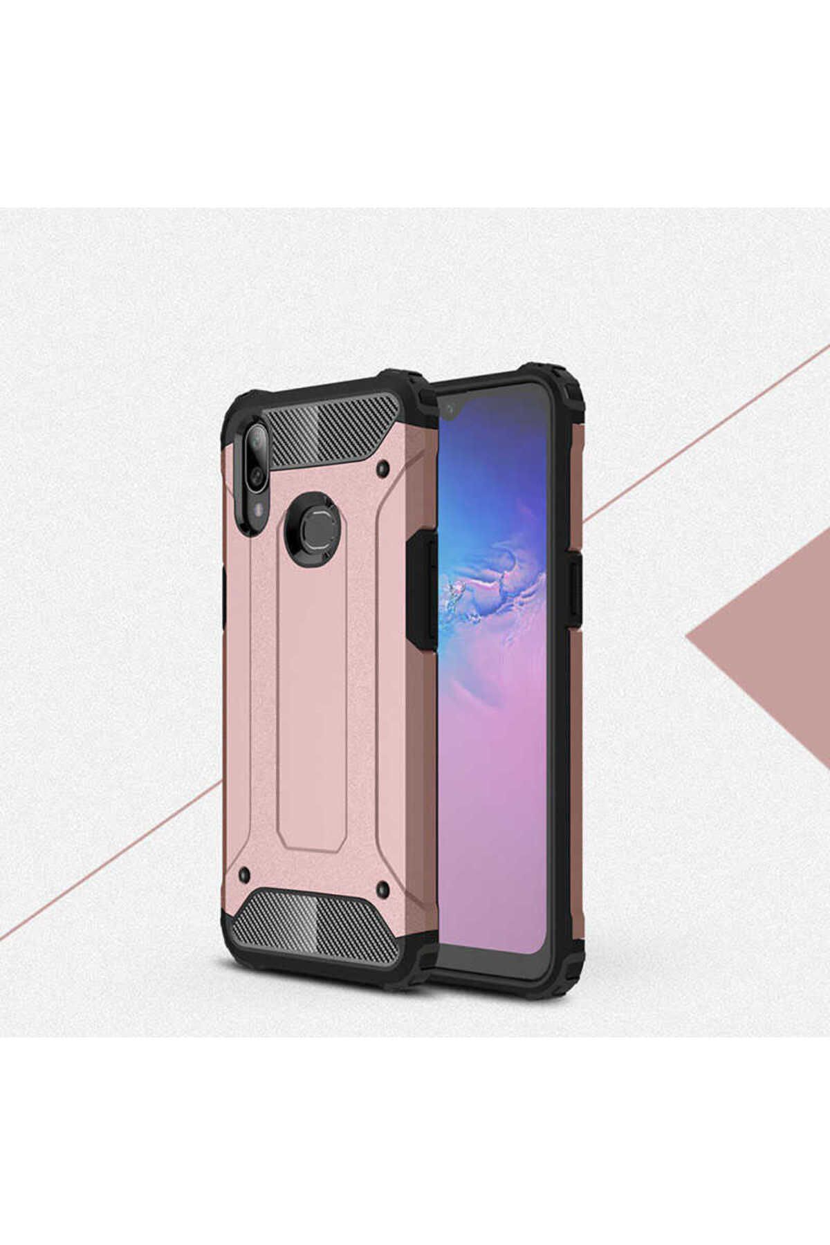 halkhouse Galaxy A10S Kılıf Zırh Tank Sert Korumalı Silikon Crash Silikon Kapak