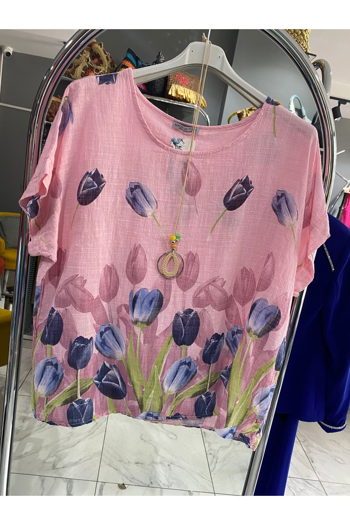 MODA Keten bluz