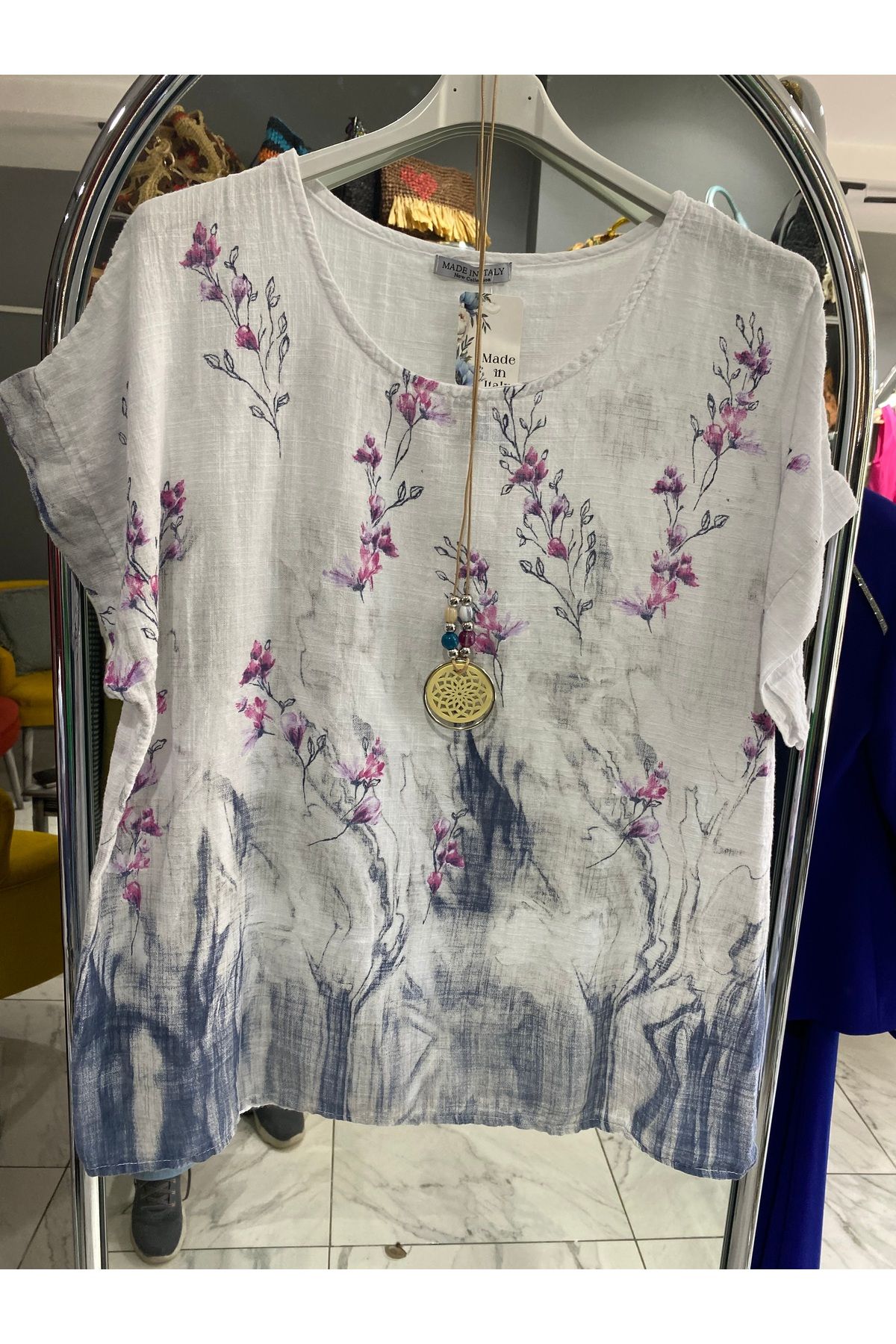 MODA Keten bluz