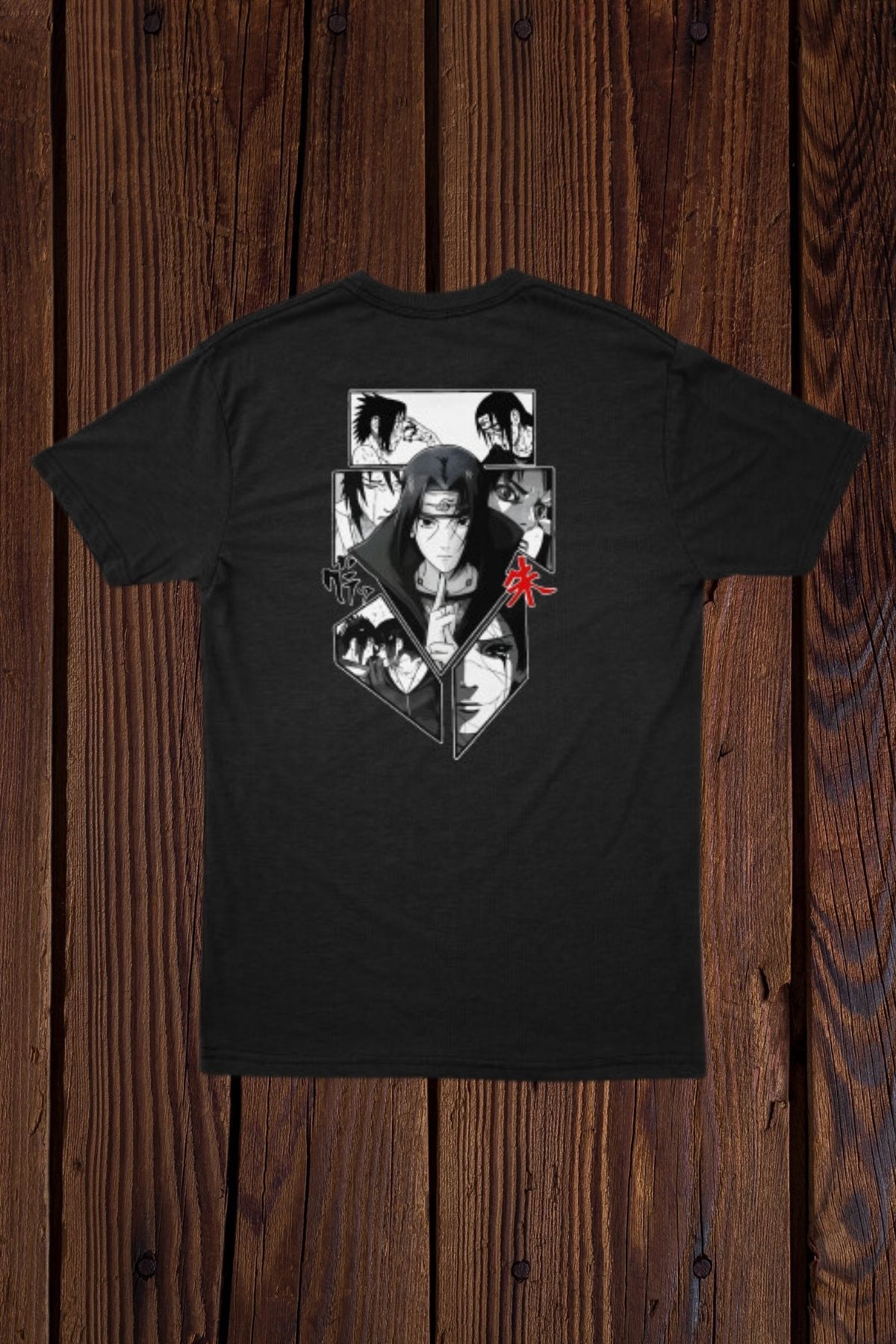 Wish BF Itachi Baskılı Oversize T-shirt