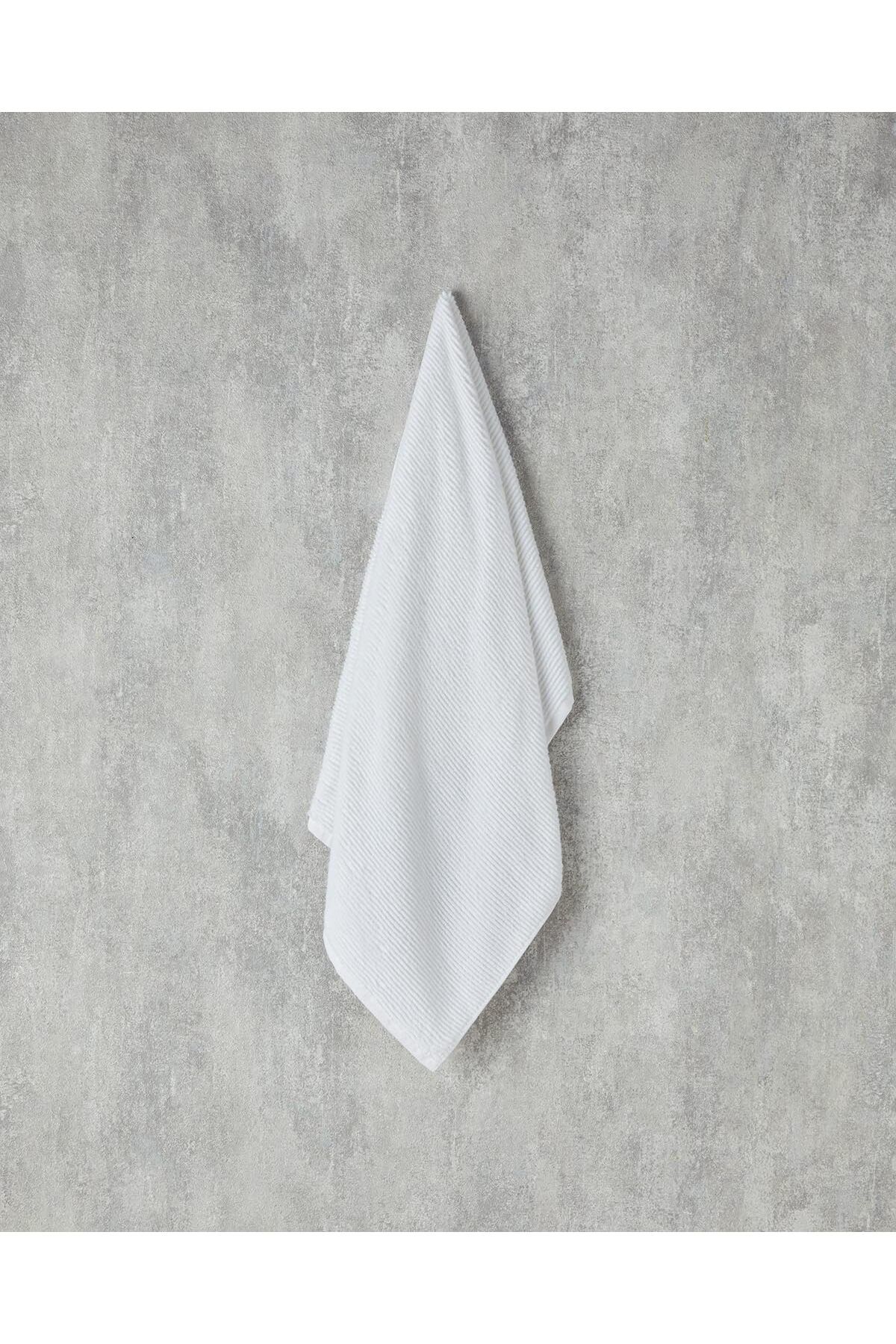 mazıdağı mazzıdağ Home Rosita Microcotton Pamuklu Yüz Havlusu 50x90 cm Beyaz new store 1133631