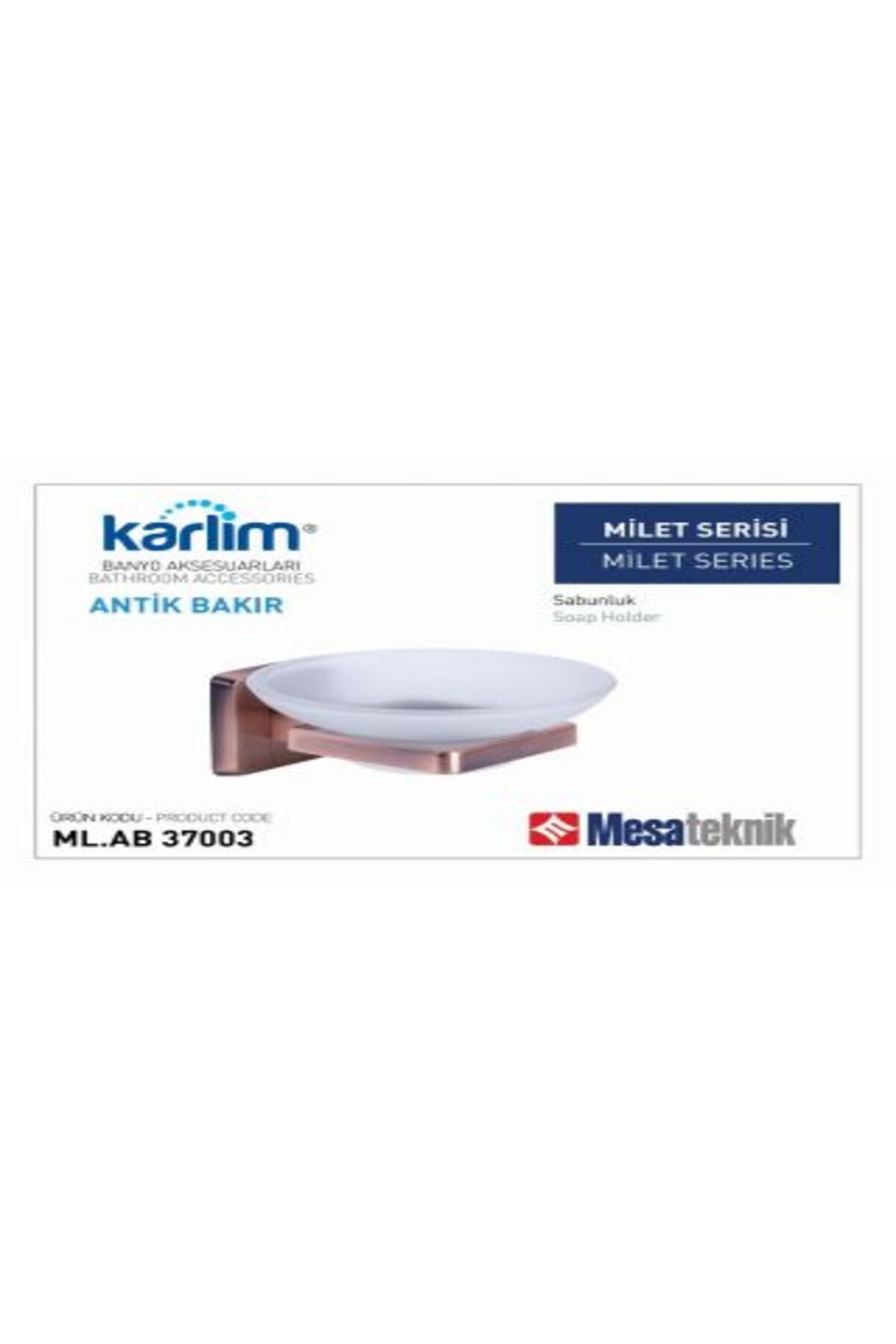 Mesateknik MİLET ANTİK BAKIR SABUNLUK