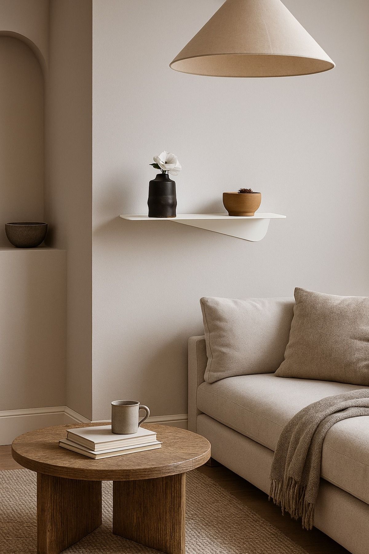 VoomeDesign Duvara Monte Dekoratif Metal Duvar Rafı