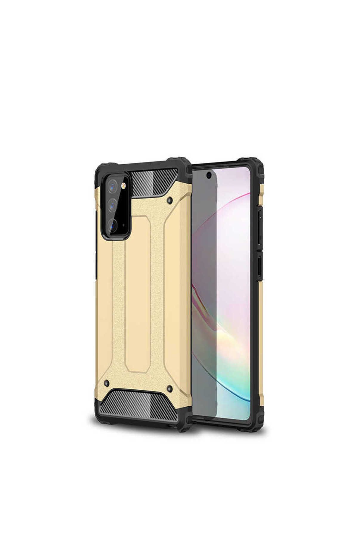 halkhouse Galaxy Note 20 Kılıf Zırh Tank Sert Korumalı Silikon Crash Silikon Kapak