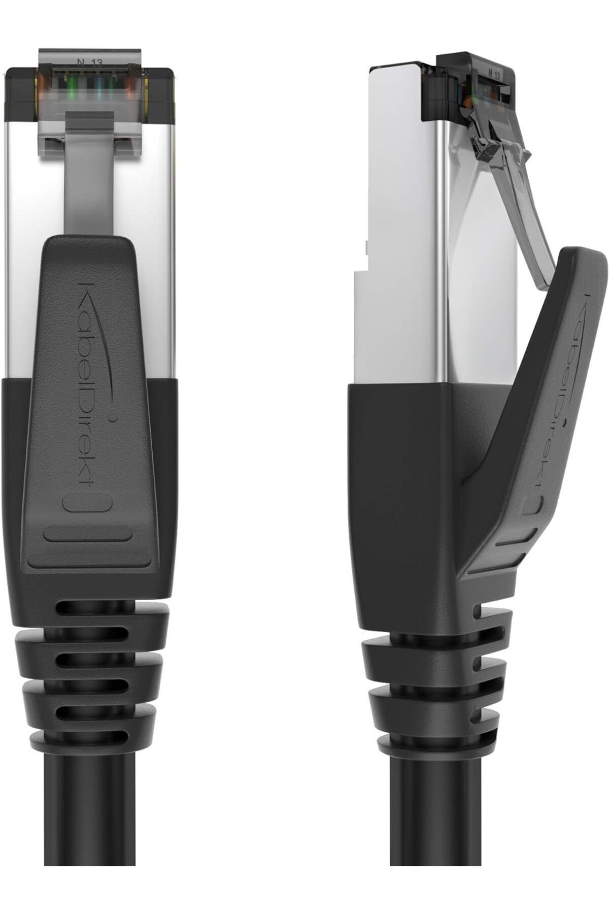 MEGOBİNE WHERE – Cat 8 ağ kablosu, 40 Gigabit, esnek ve kırılmaz yapı – 10 m (LAN kablosu/Ethernet ka