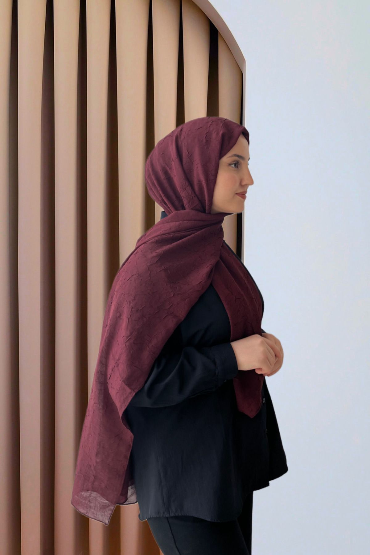 SarQa Scarft Bambu Kraş Şal