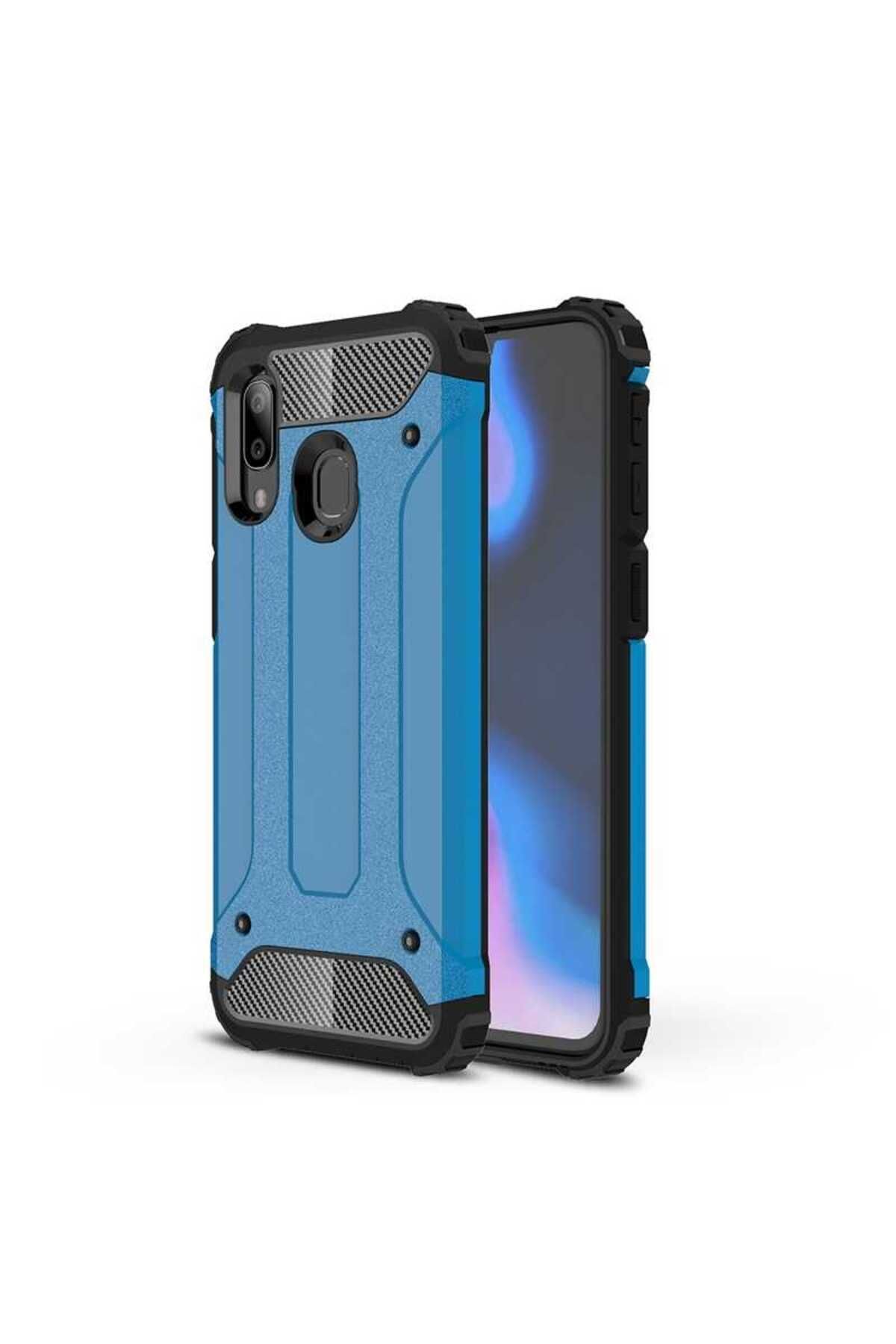 halkhouse Xiaomi Redmi Note 7 Kılıf Zırh Tank Sert Korumalı Silikon Crash Silikon Kapak