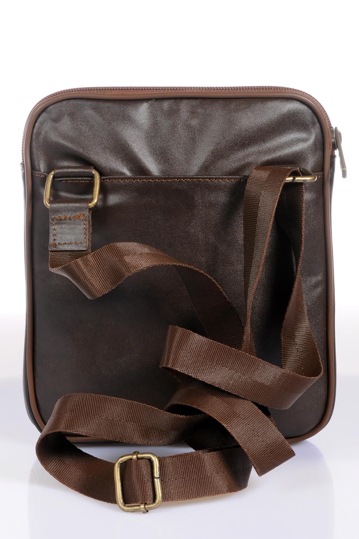 کیف شانه ای چند رنگ مردانه پایه. Polo Assn Pleven Plexr6766 Brown 's Cross U.S. Polo Assn.