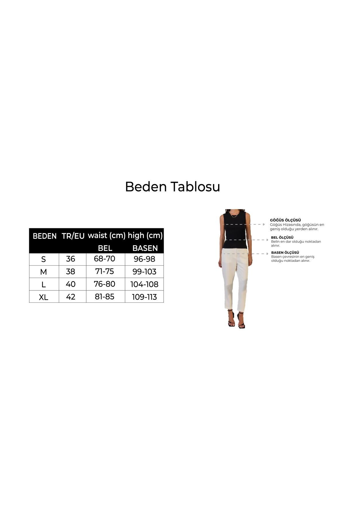 Setre-Dark Beige Asymmetrical Closure Binding Detailed Patterned Midi Length Skirt 8