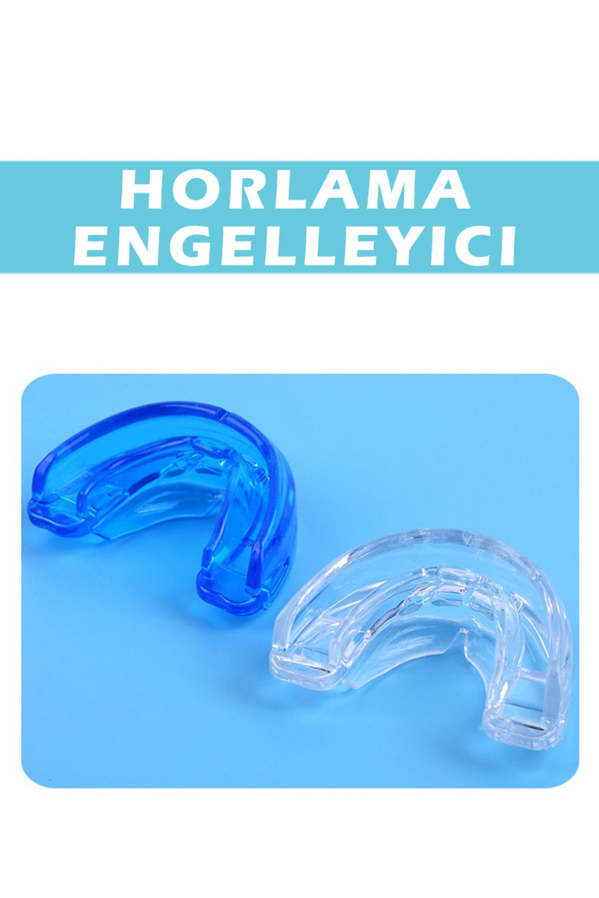 Beauty Collection Horlama Engelleyici Jawline Ağızlık Diş Gıcırdatma ve Diş Teli Koruyucu Slikon Boks Dişlik