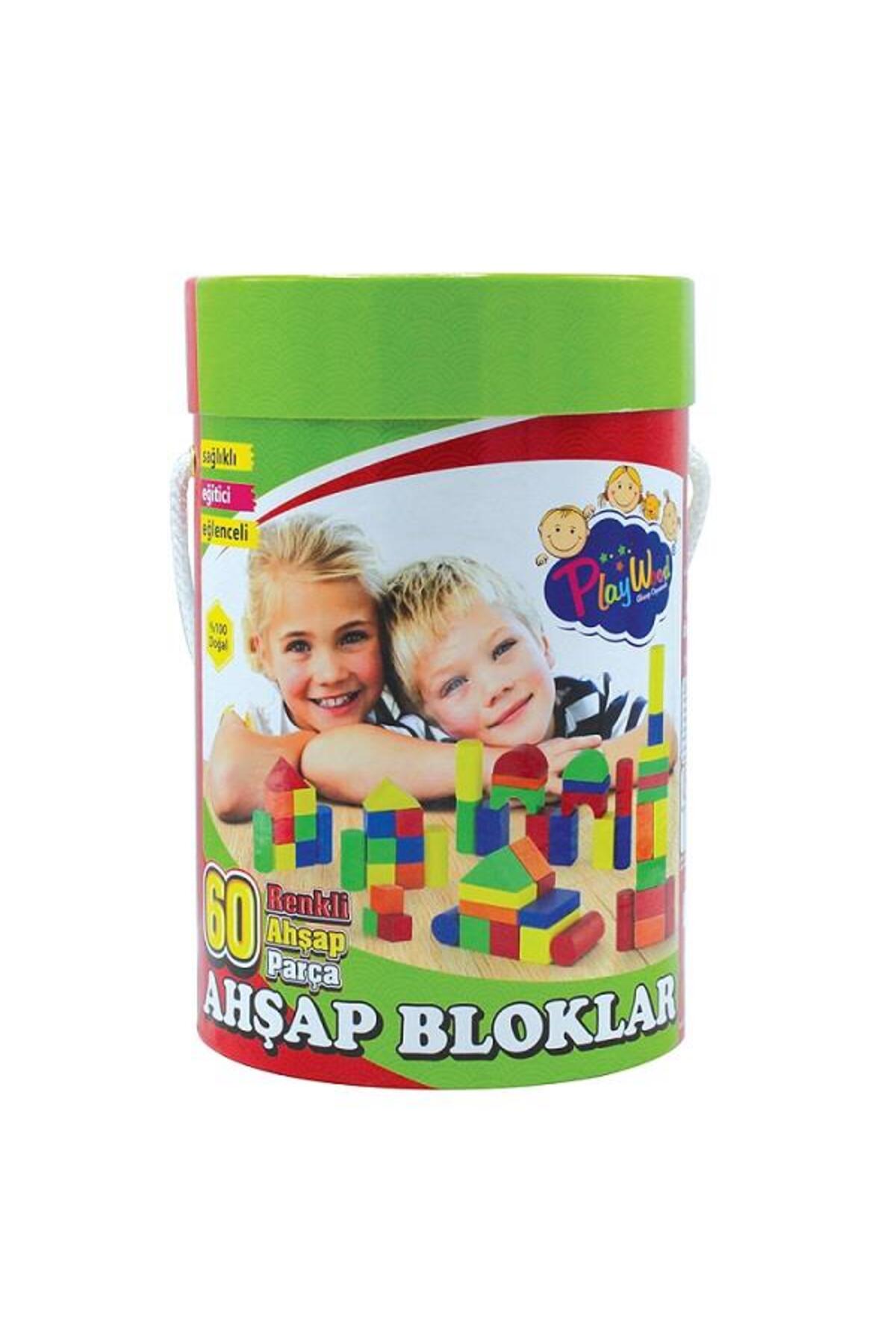 ۱۰۰ بلوک رنگی آموزشی در جعبه استوانه‌ای، اسباب‌بازی آموزشی