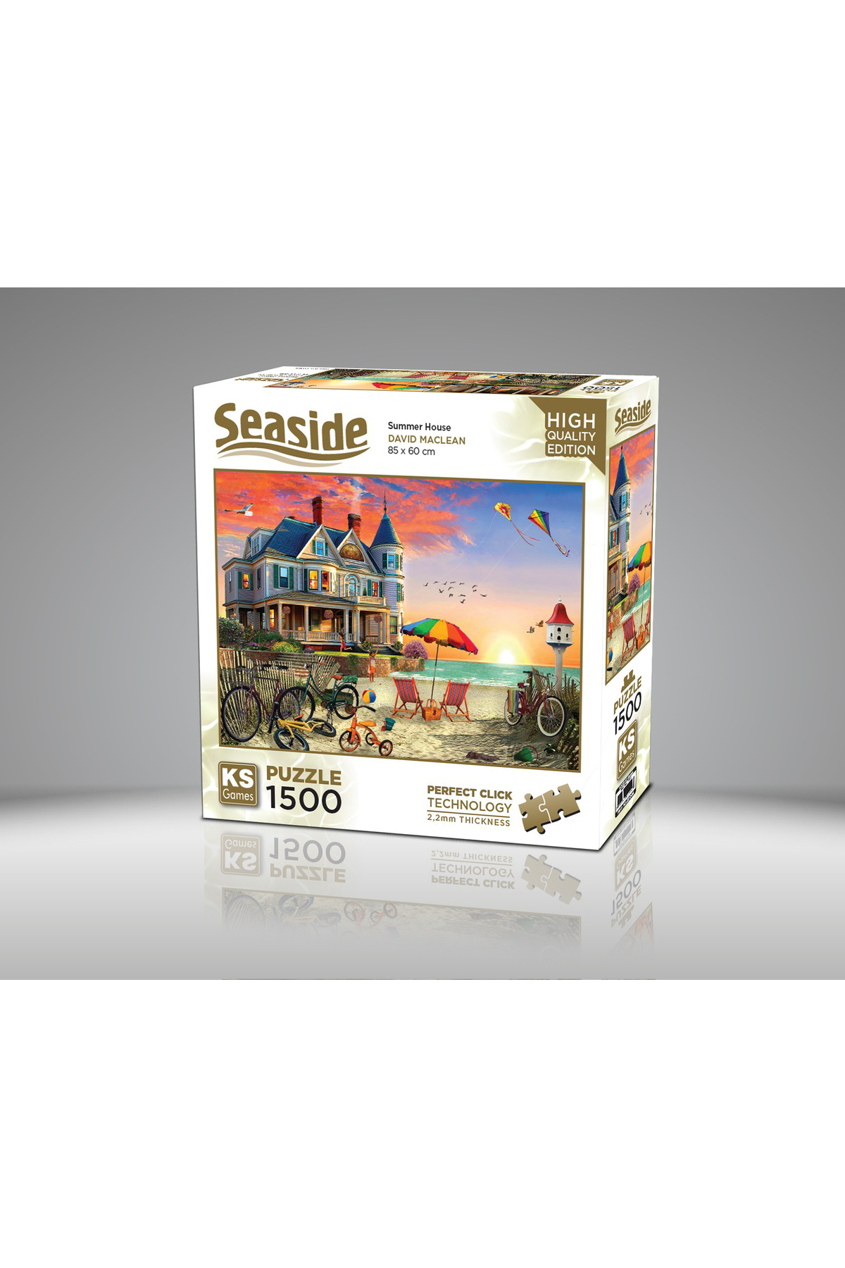 Ks Games-1500 Piece Summer House Puzzle by David Maclean 3