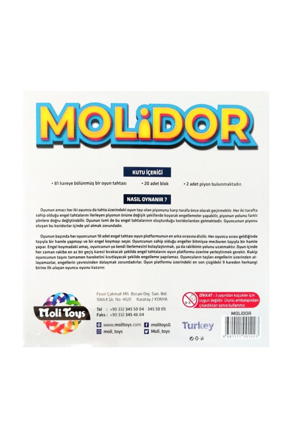 Moli Toys Molidor Koridor Eğitici Zeka Ve Strateji Oyunu fotoğrafı 2 (önizleme)