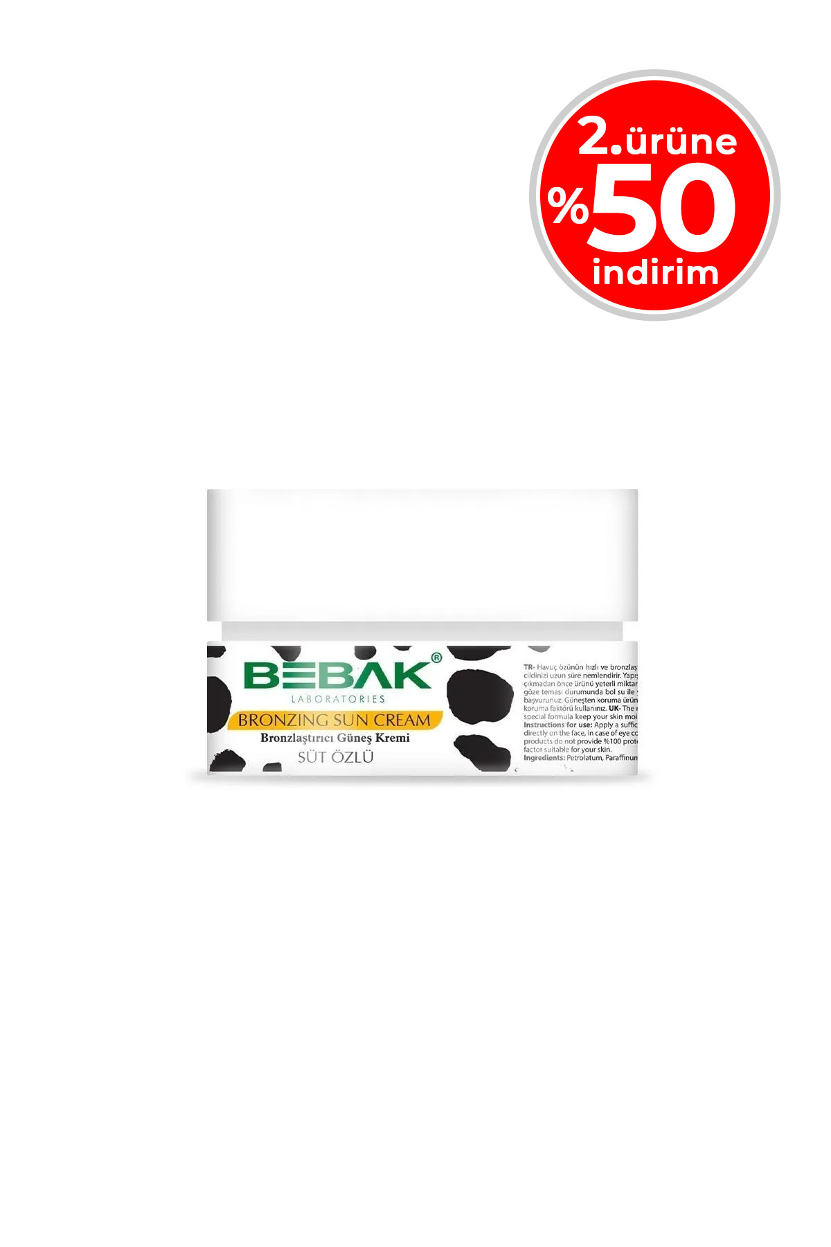 Bebak 100 Ml Sunscreen - Milk Therapy