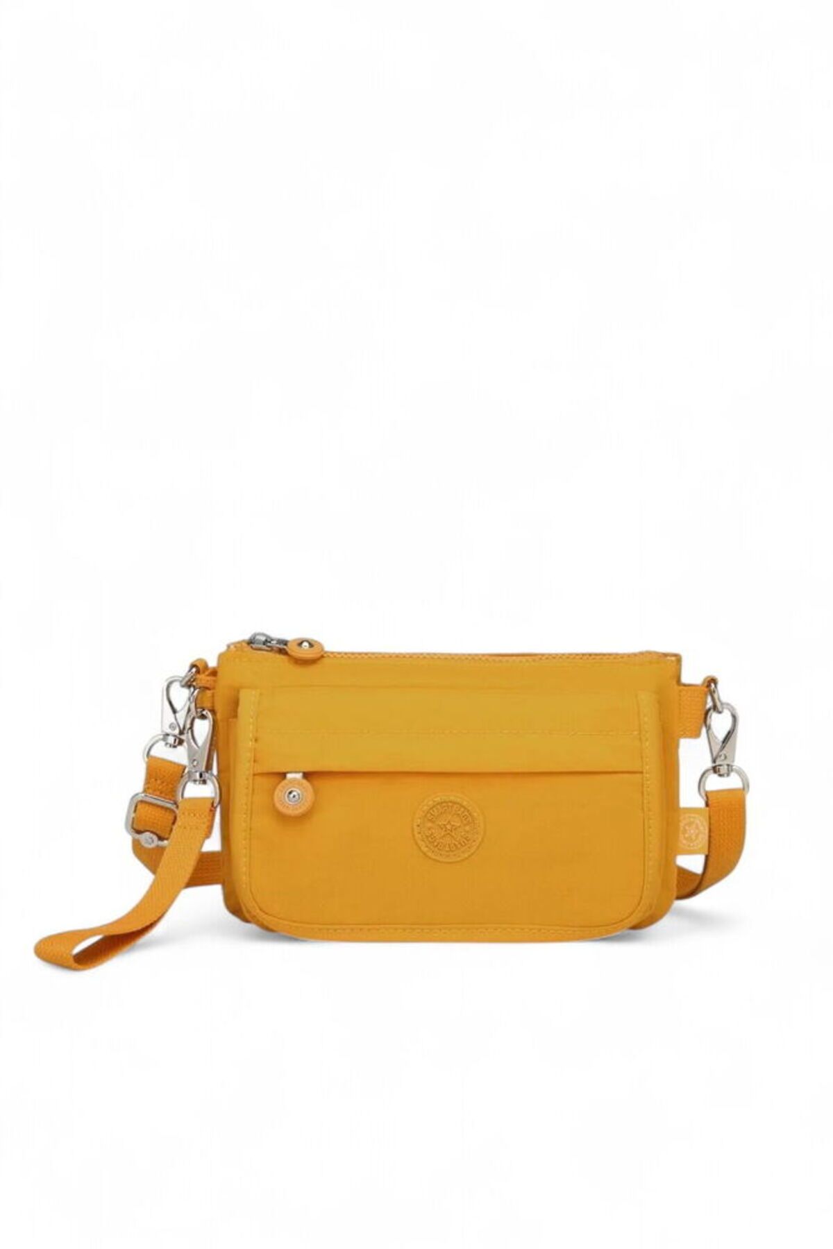 SMART BAGS Krinkıl Hardal Kadın Çapraz Askılı Çanta Smb 1191