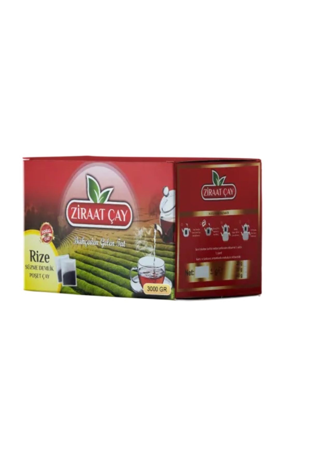 ziraat çay gold Süzme Demlik Poşet Çay 30 Gr - 3 Kg