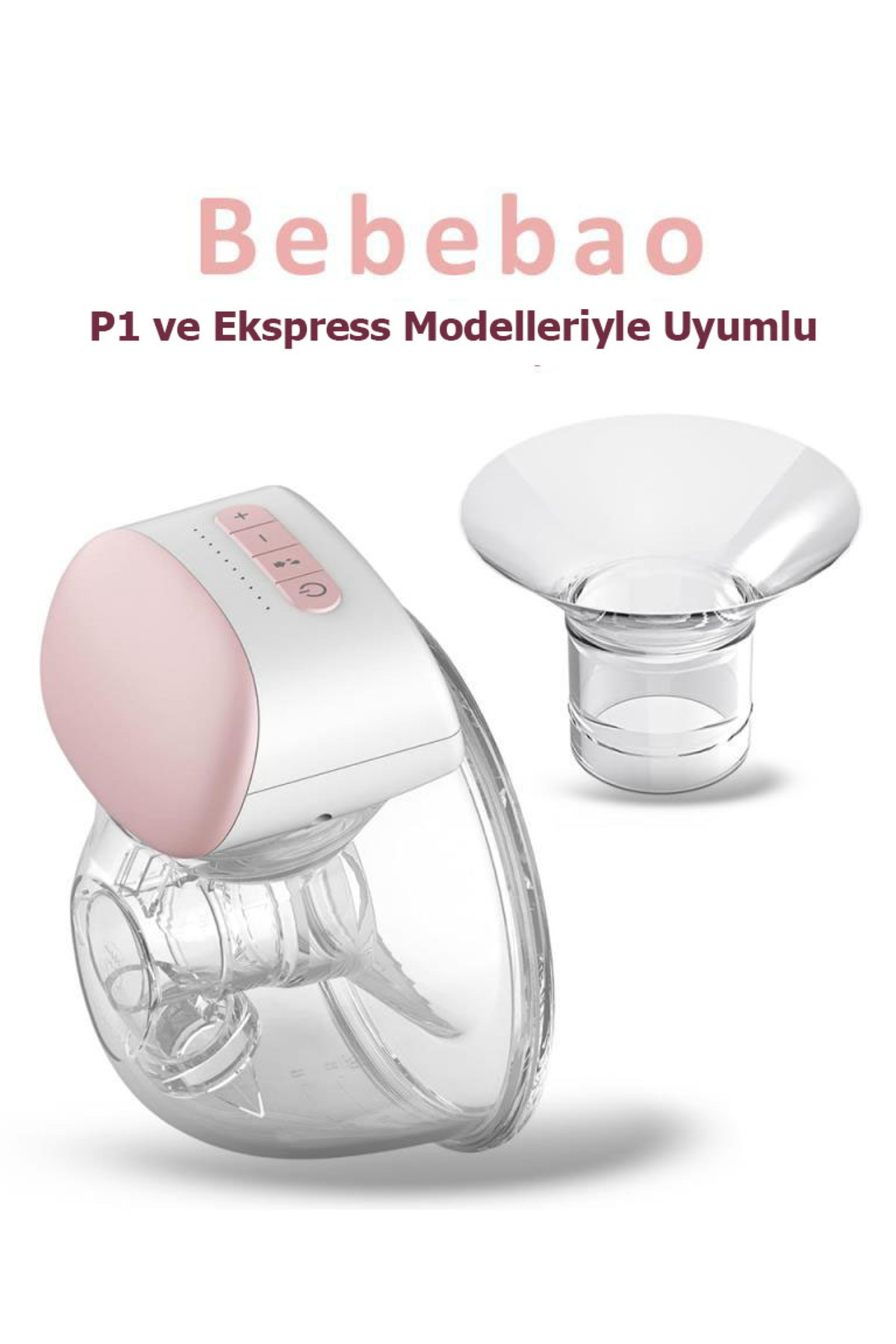 Bebebao Göğüs Pompası Kalkanı Silikon Flanş Küçültücü 17-18-19 Mm 3'lü Set (P1 -EKPRESS MODEL UYUMLU) fotoğrafı 3 (önizleme)