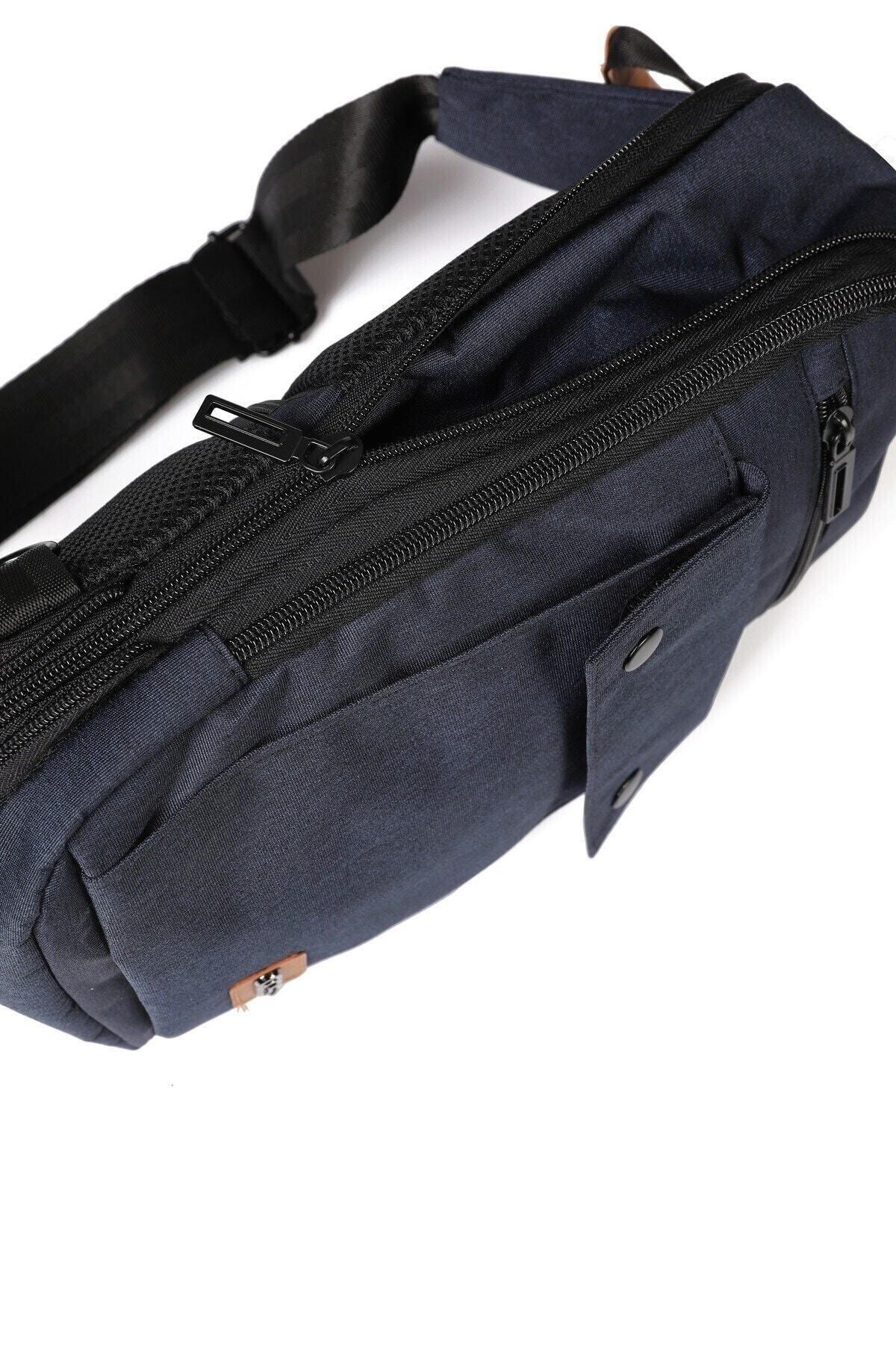ÇÇS-31331 Geantă pentru spate și piept, bleumarin 6