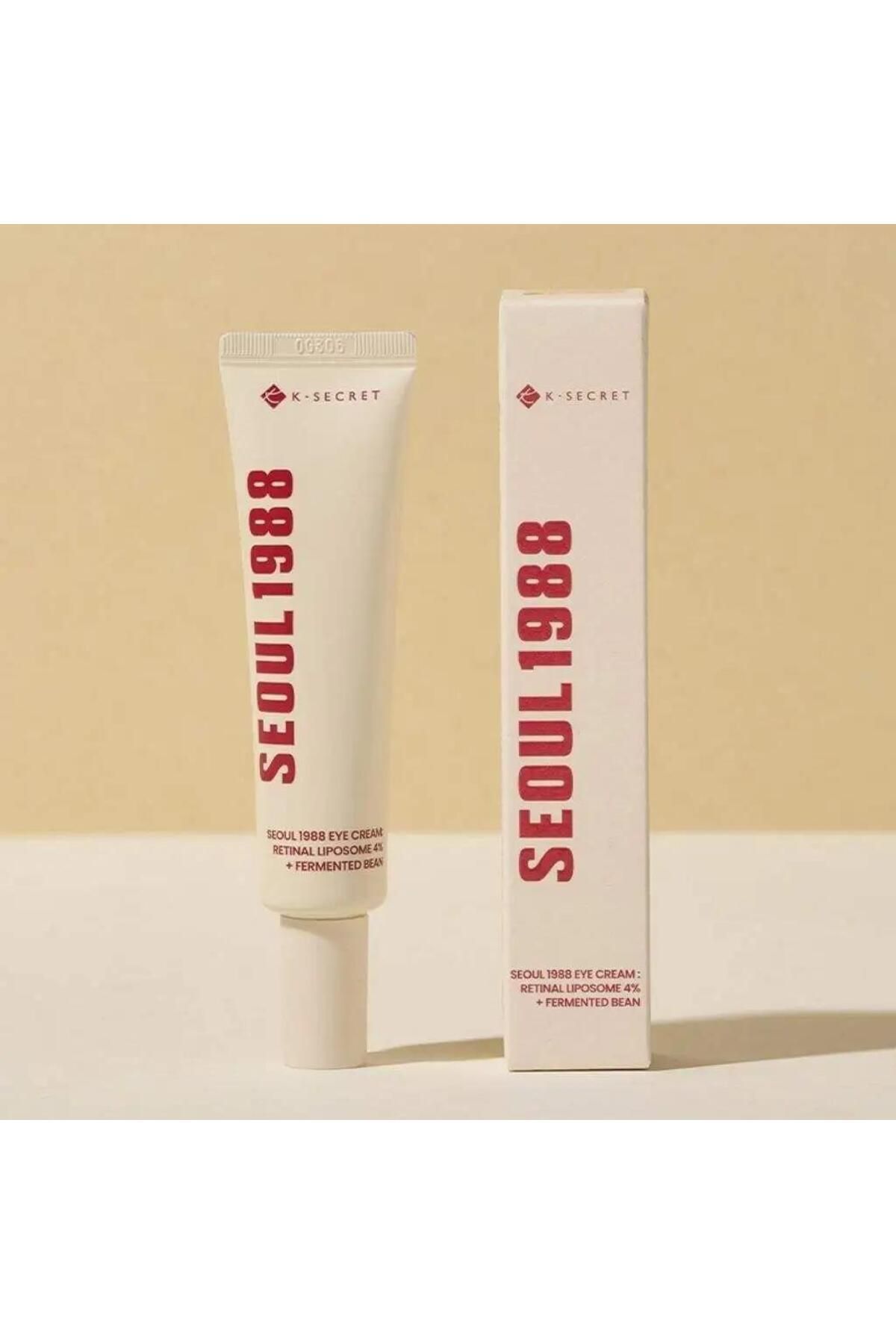 KSECRET Seoul 1988 Eye Cream - 4%+Fermented Bean Retinal Liposome, 30ml Anti-Aging Eye Cream