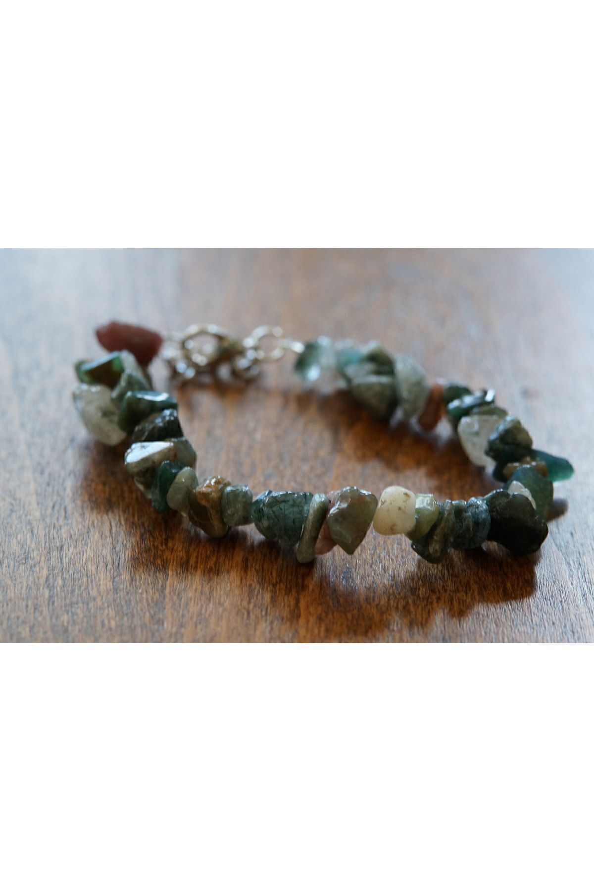Mixed Kyanite Stone Bracelet with Broken Stone