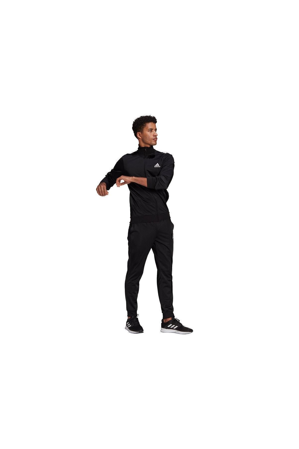 ست گرمکن مشکی مردانه لباس ورزشی روزانه GK9656 adidas
