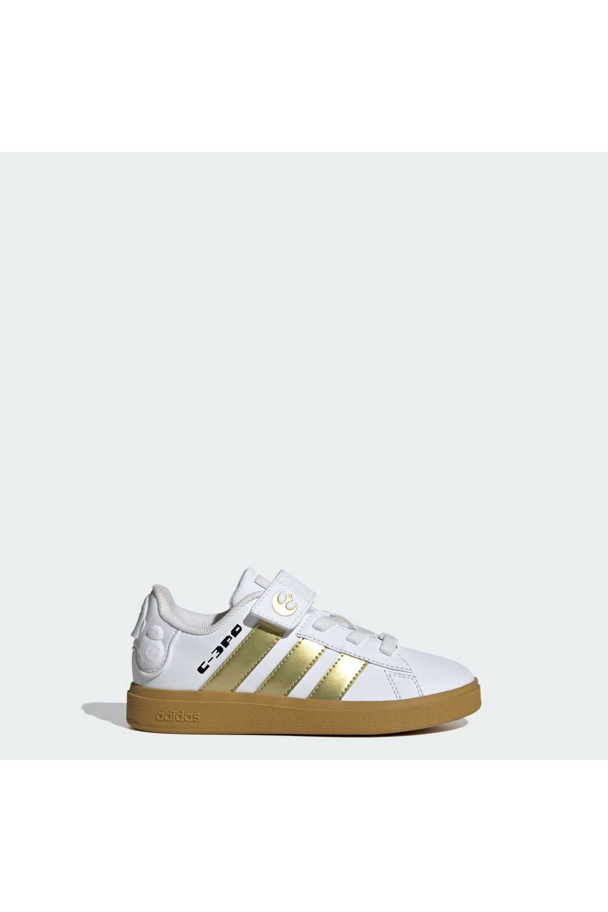 adidas DROIDS Grand Court  FTWWHT/GOLDMT/PREBRO