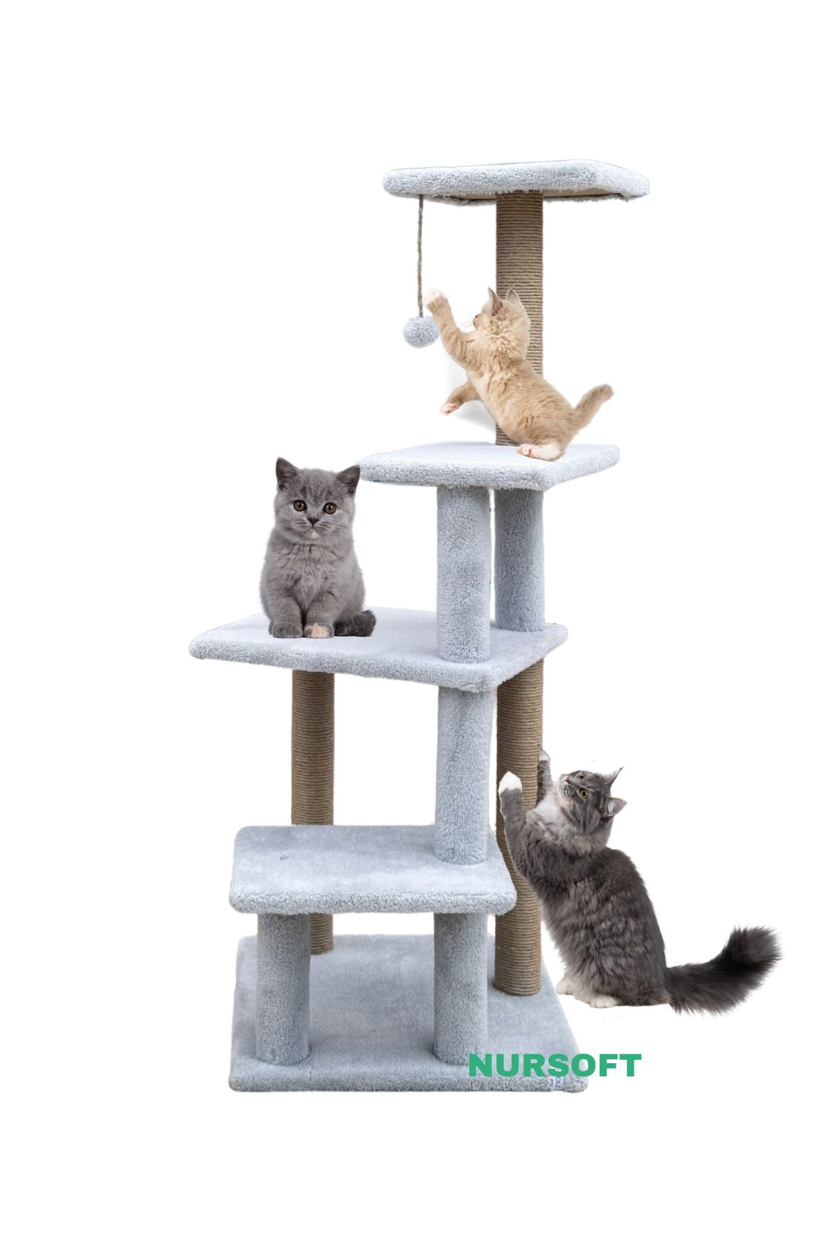 Nursoft-Premium Scratching Board Multi-Layer Long Size Large Size Cat Seat Scratching Protector 3