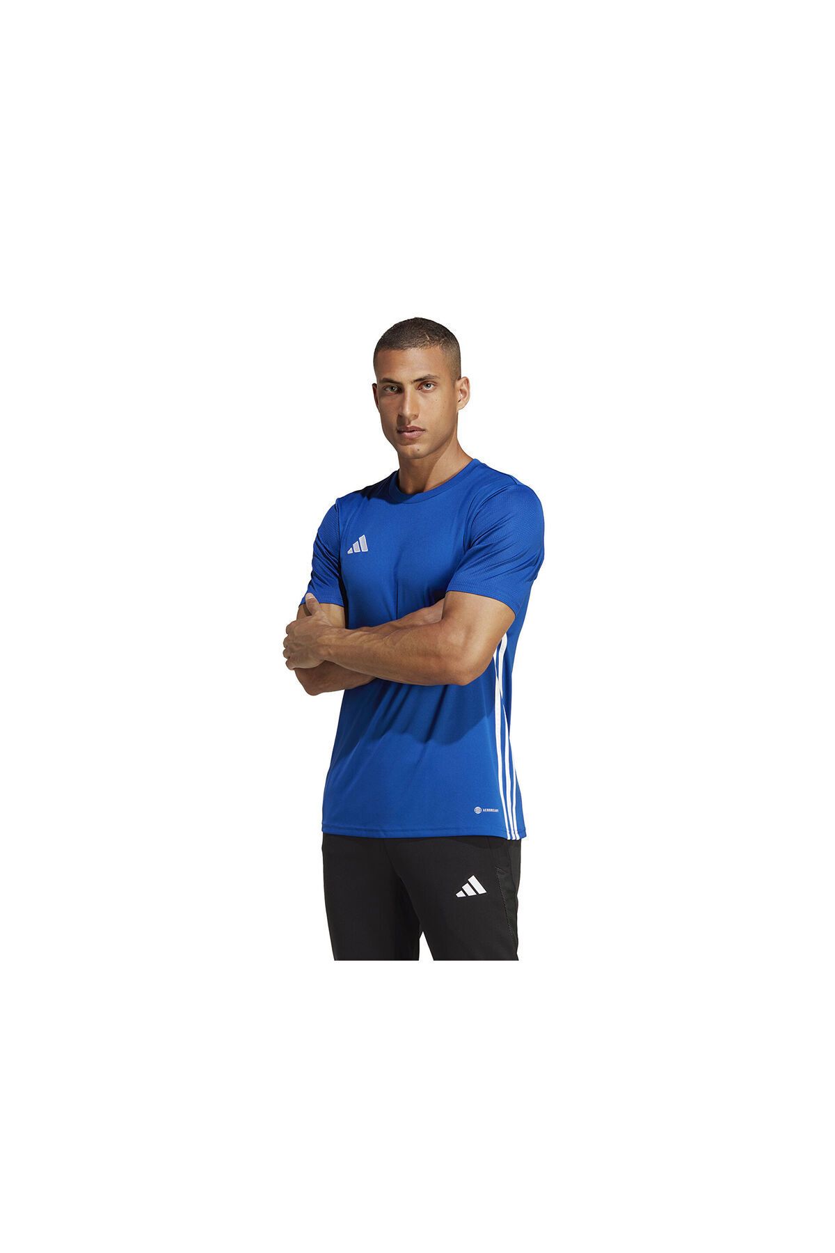 adidas-Ανδρικό μπλουζάκι προπόνησης κατάλληλο για καθημερινή χρήση και αθλητικό άνετο απλό μπλουζάκι 3