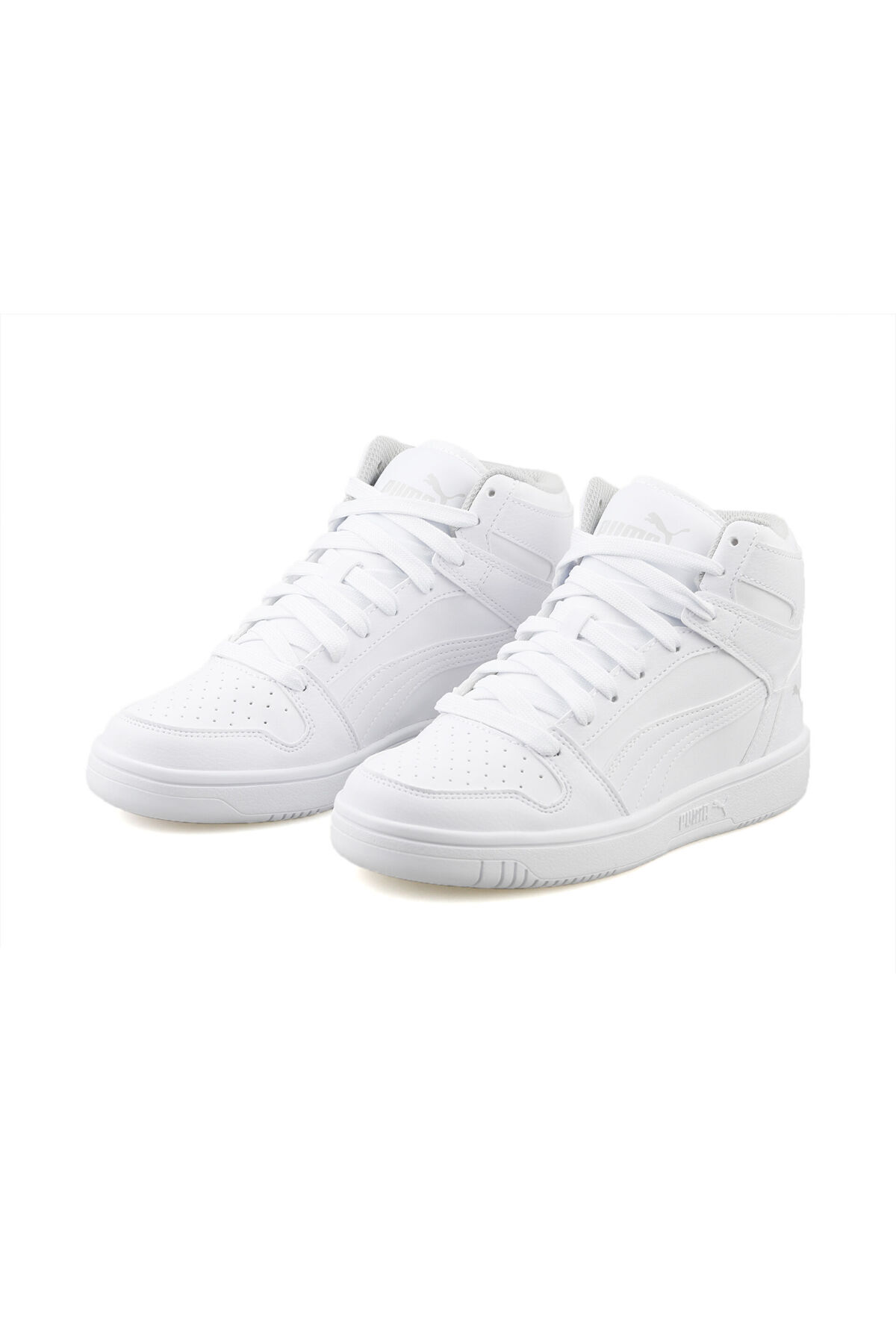 Puma Rebound Layup Lo Sl Jr Genç Günlük Ayakkabı 37048602 Beyaz görsel 3