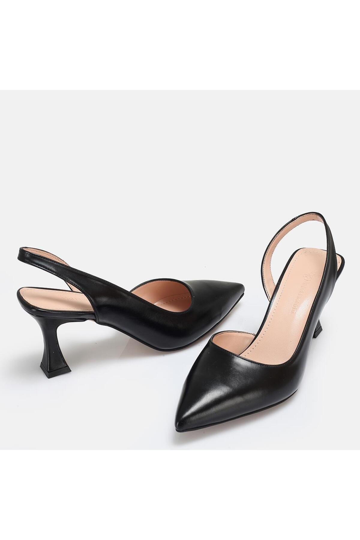37Numara-LARGE NUMBER STILETTO 41-42-43-44- BLACK SKIN 5