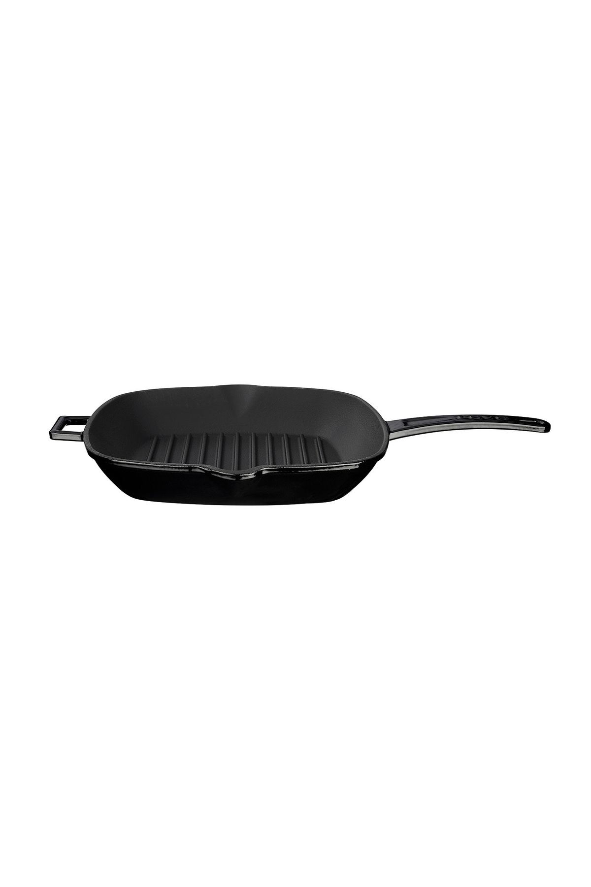 Lava-Cast Square Grill Pan Cast Iron Solid Handle Size 26x26cm 1