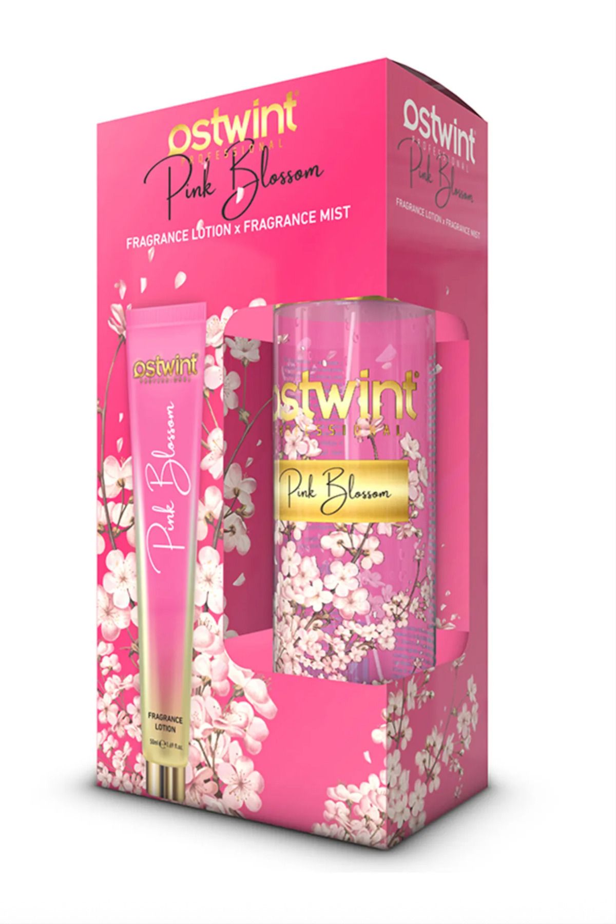 CeyCeey Pink Blossom Vücut Spreyi 200ml & Vücut Kremi 50ml Set