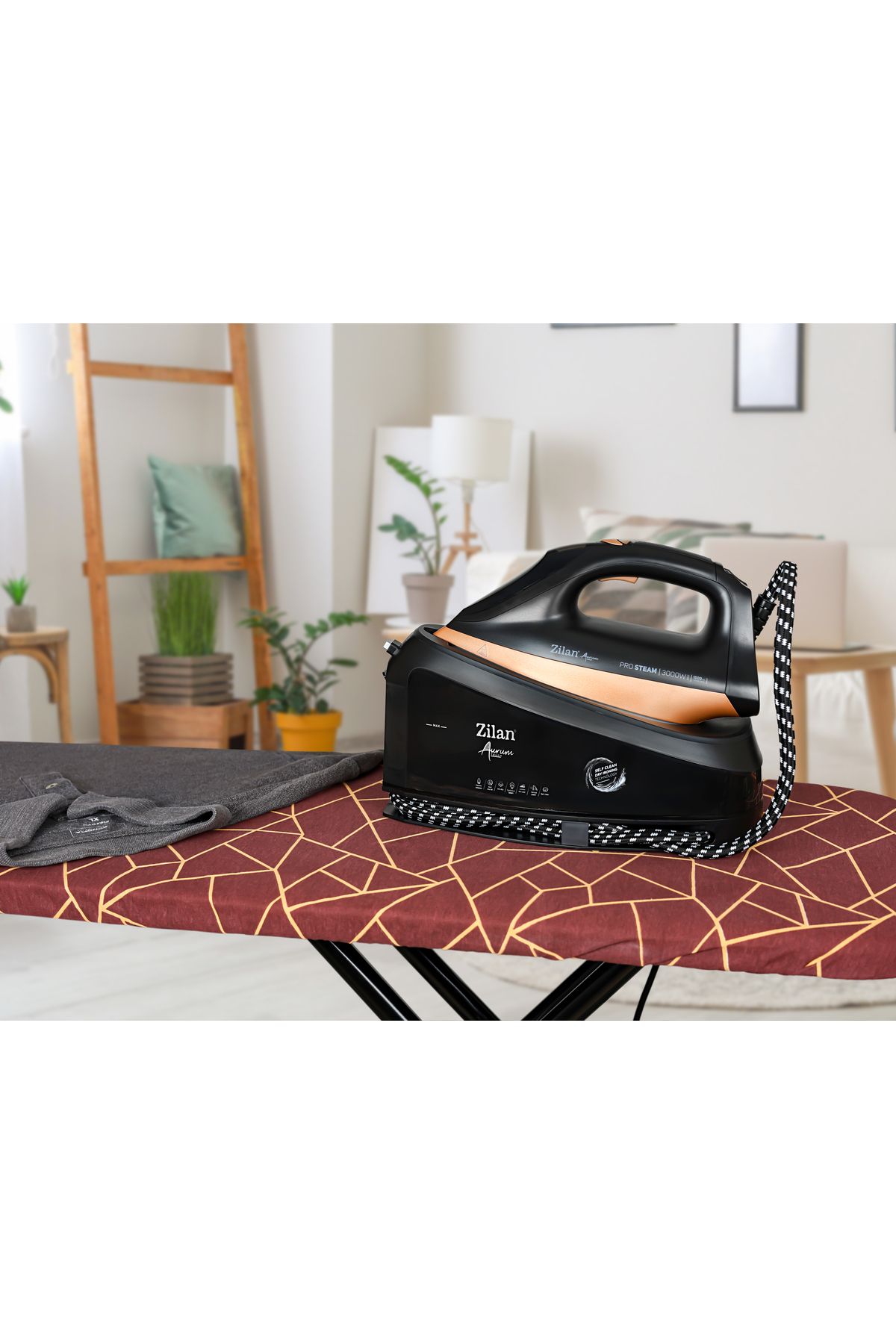 Zilan Zln4261 | Aurum Touch Pro Buhar Kazanlı Ütü | 3000w 1.5l Su Tankı, Otomatik Kapanma