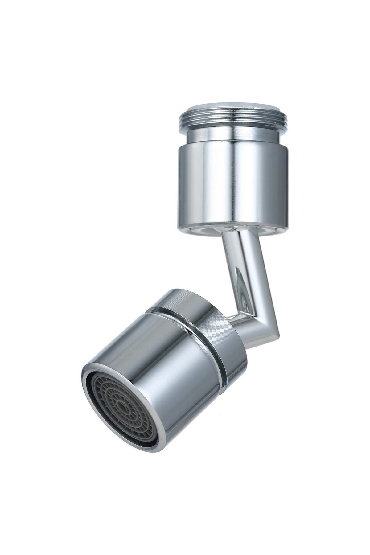 Genel Markalar Oajfeu Metal 360 Derece Dönebilen Musluk Ucu Aparatı - Gümüş TY