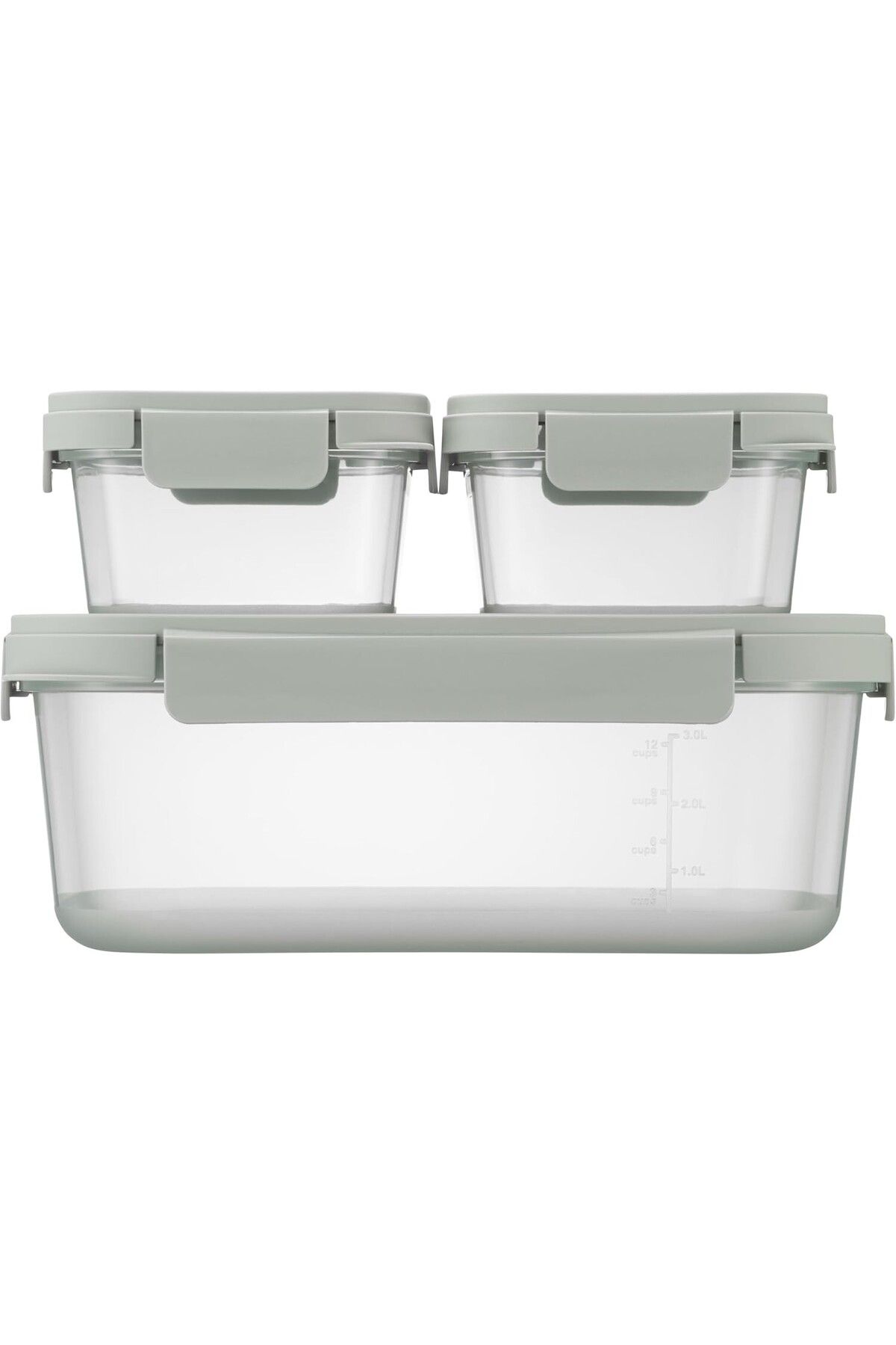 locknlock-Nestopia Set of 3 Containers (2 x 500ml & 1 x 2.7L) 2