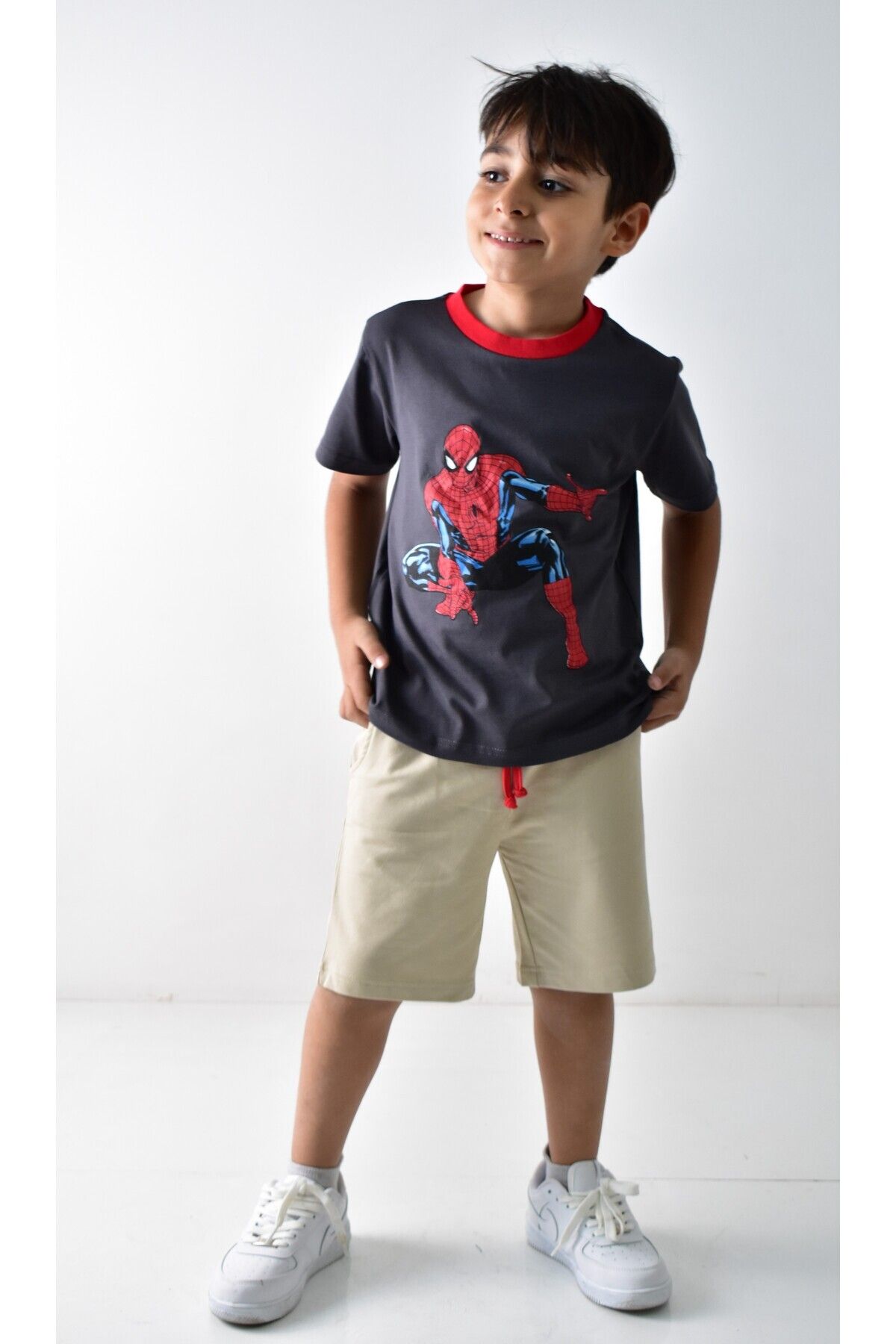 Banadamoda-Boy's Printed T-shirt Shorts Set 6