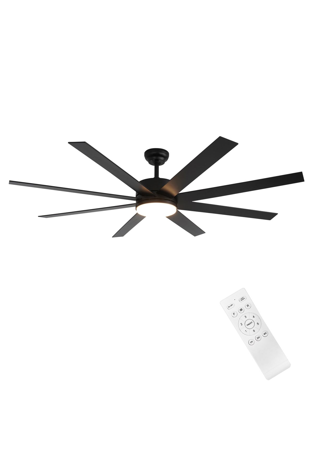 DLC GROUP DLC ZEPHYR SİYAH TAVAN VANTİLATÖRÜ LED 162CM