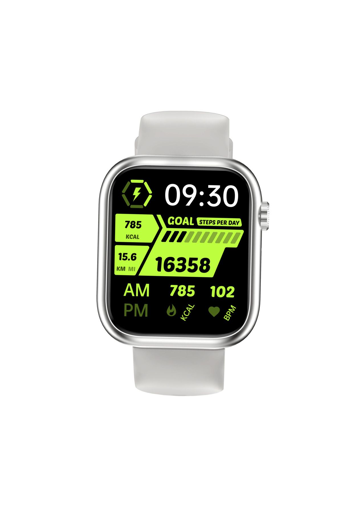 iOsuite-Smart Watch 1.83" Hd Fitness Tracker, Bluetooth Call, Heart Rate, Bp, Spo2 - Gray 5