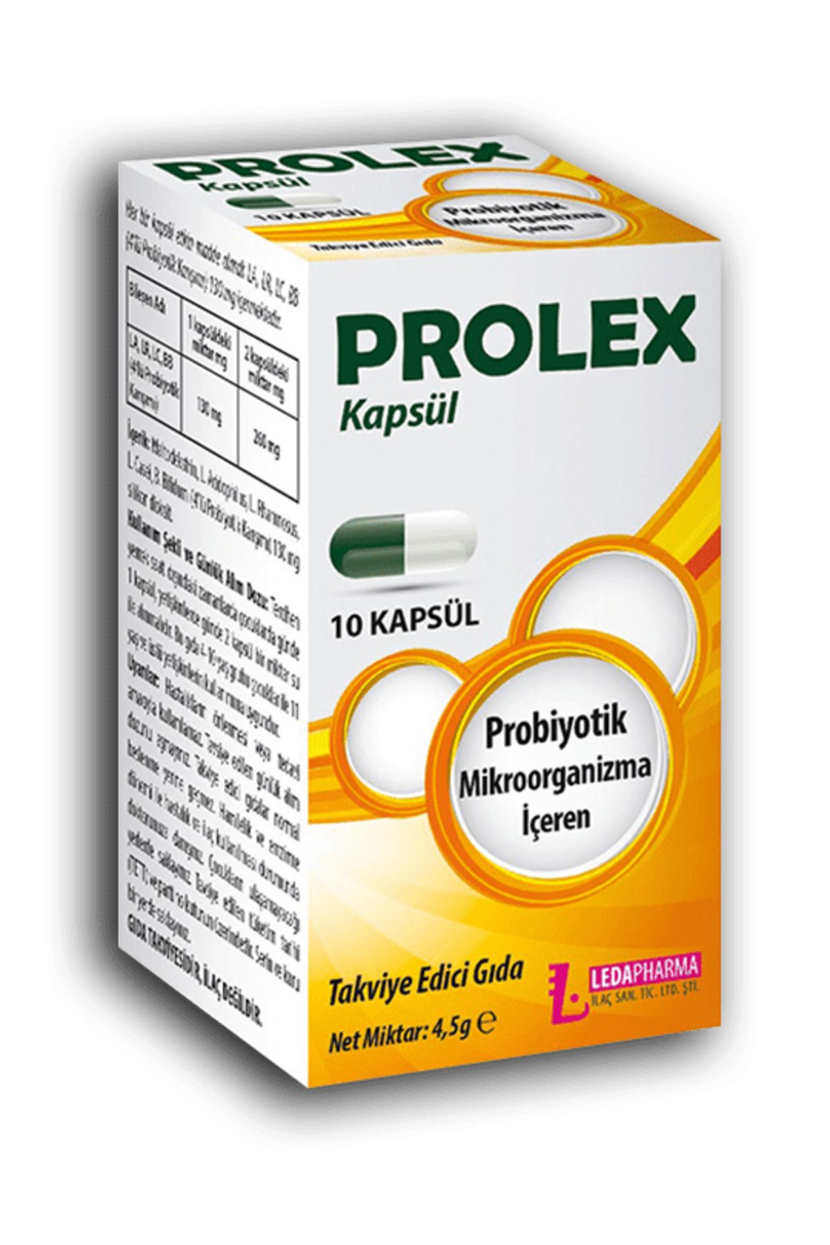 LedaPharma-Prolex 10 Capsules - Comfortable Cut 2