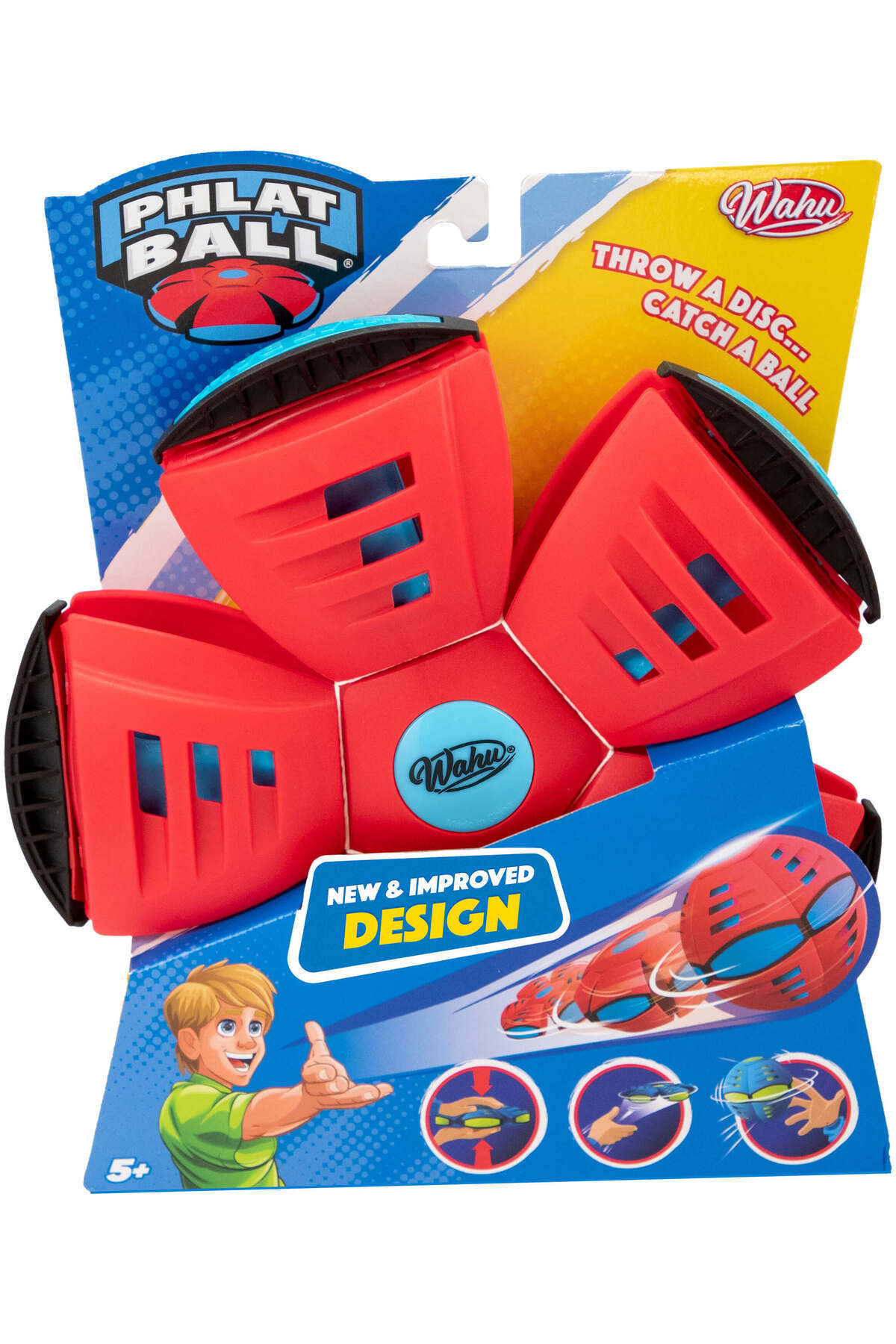 Phlat Ball-Red - New Design Frisbee Turning into a Ball 1
