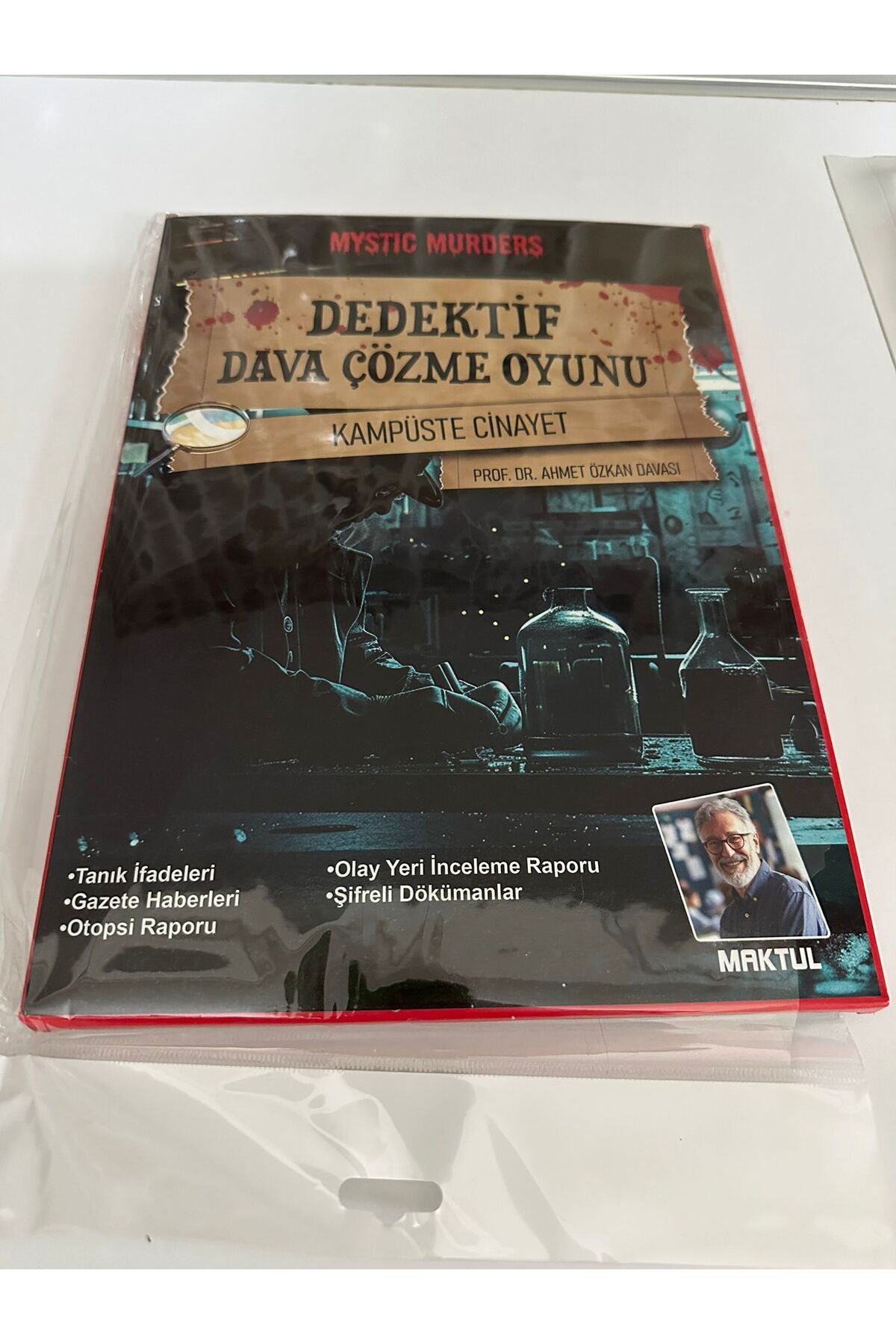 Kutu Kutu Oyuncak Dedektif Oyunu / Dava Çözme Oyunu / Kampüste Cinayet