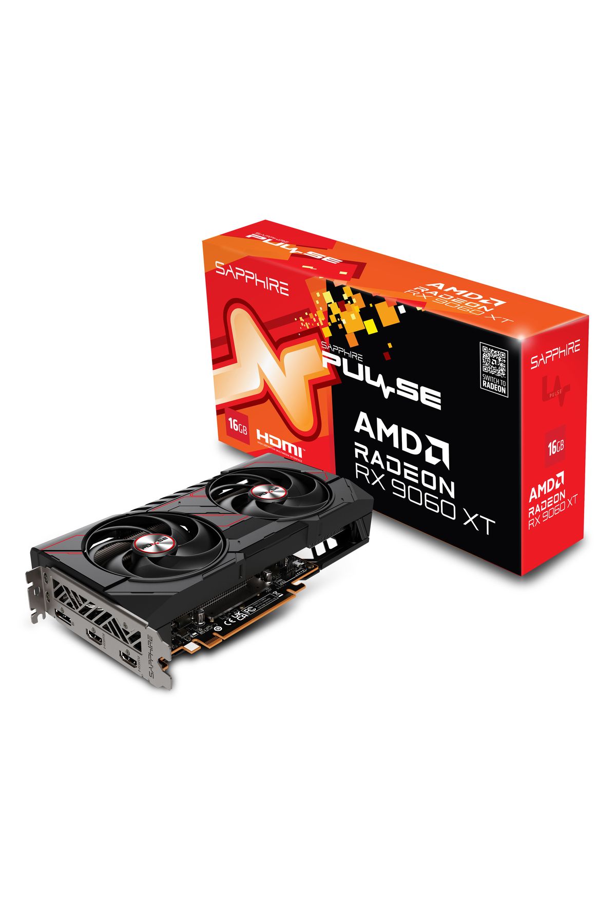 SAPPHIRE Pulse Amd Radeon Rx 9060 Xt 11350-03-20g 16gb Oc Gddr6 128bit Gaming (OYUNCU) Ekran Kartı