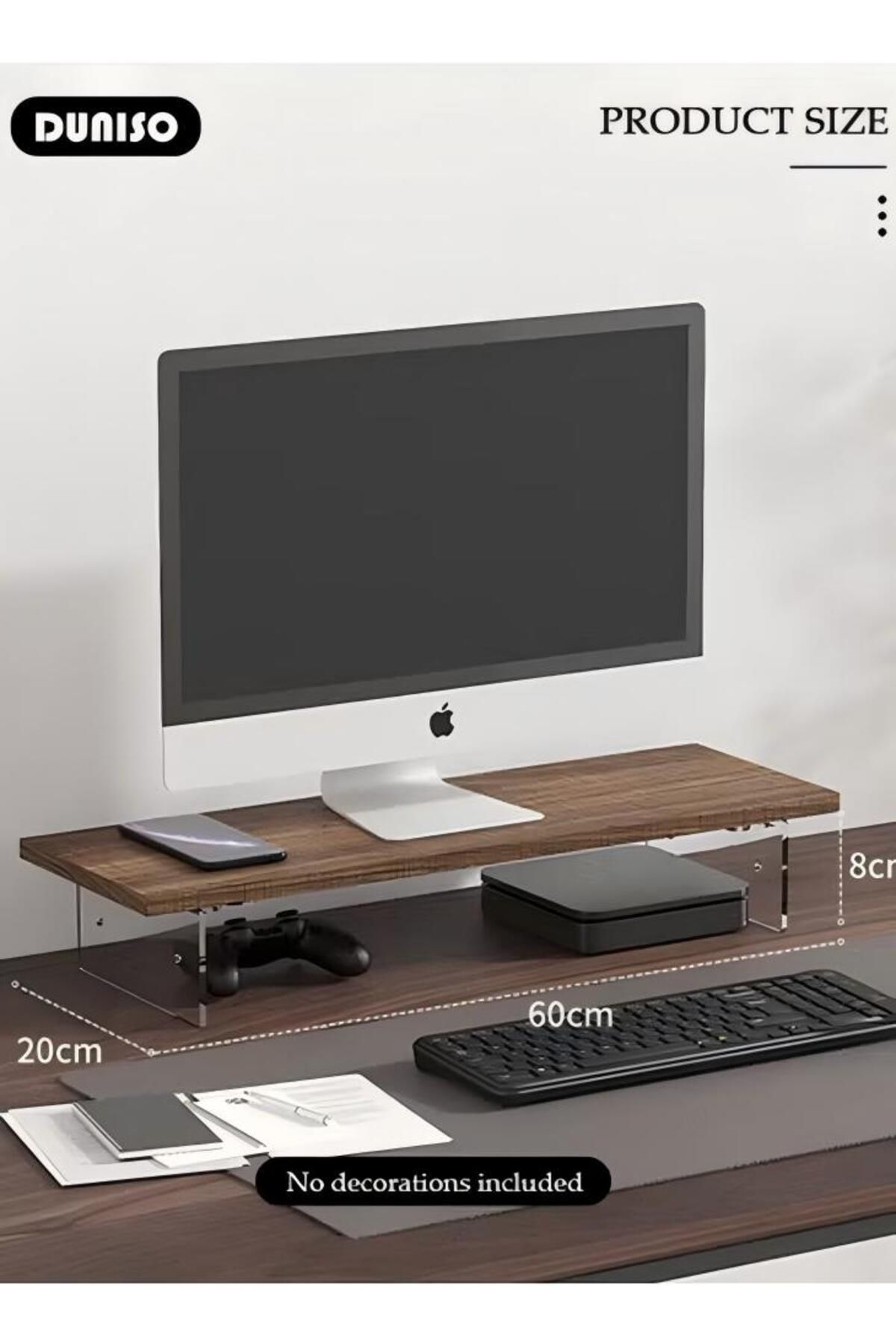 Generic-Duniso Monitor Stand Riser, Desktop Organizer, Suitable For Desktop, Tv/screen/pc/printer 7