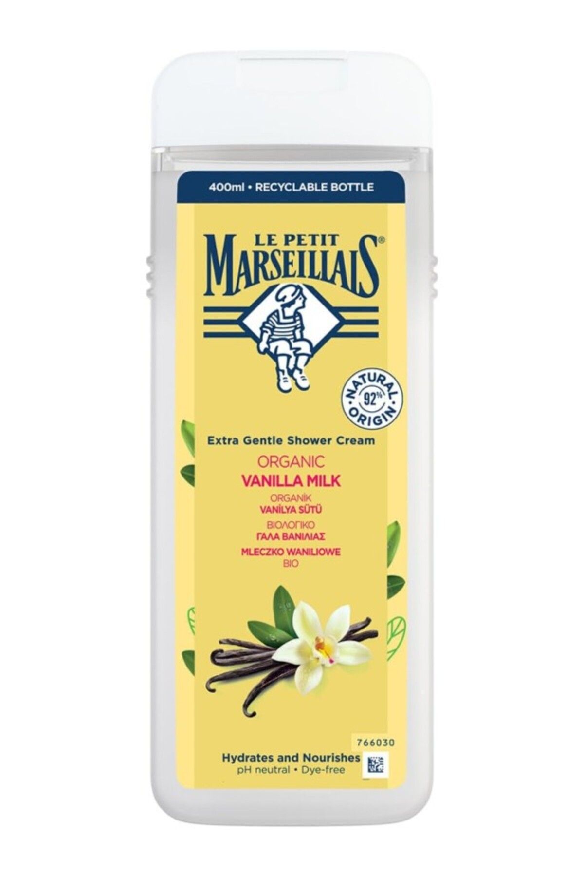 ShopZum Le Petit Marseillais Organik Vanilya Sütü Duş Jeli (400 ML)