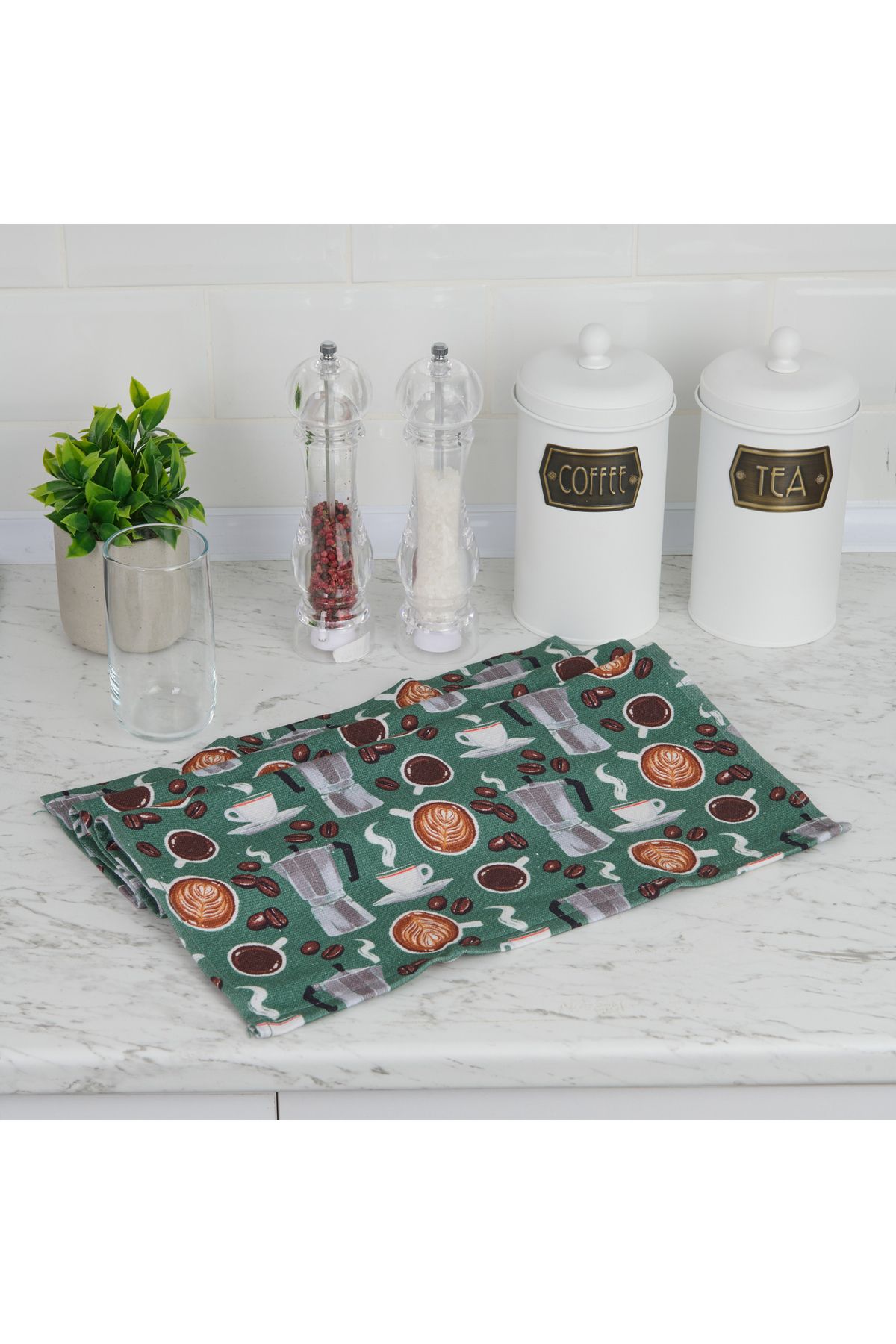 Evidea Soft Dapur Mutfak Havlusu - Yeşil - 40x66 cm