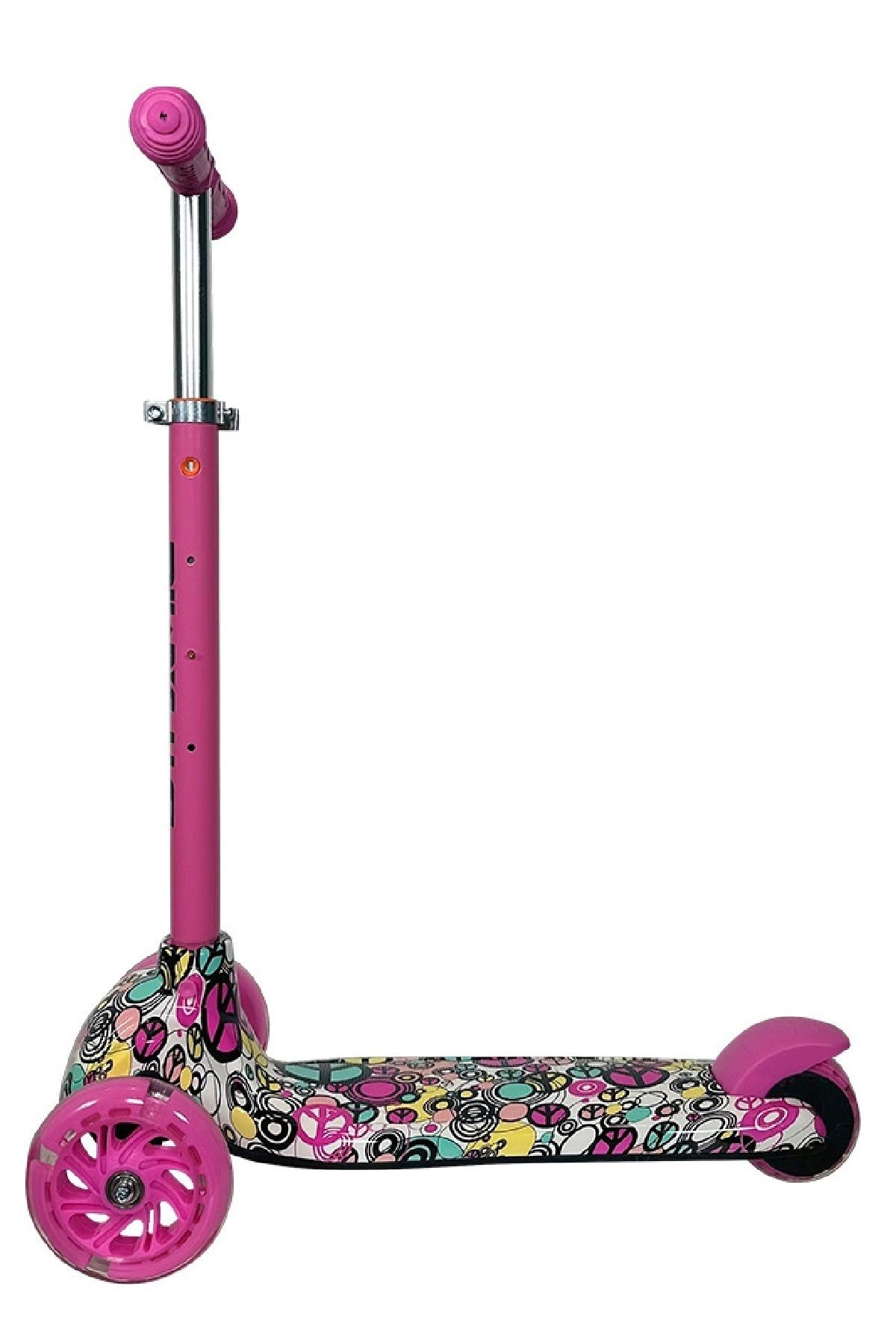 Dynamic-Ht288 Lighted 3 Wheel New Generation Scooter Pink - Lighted Wheels 7