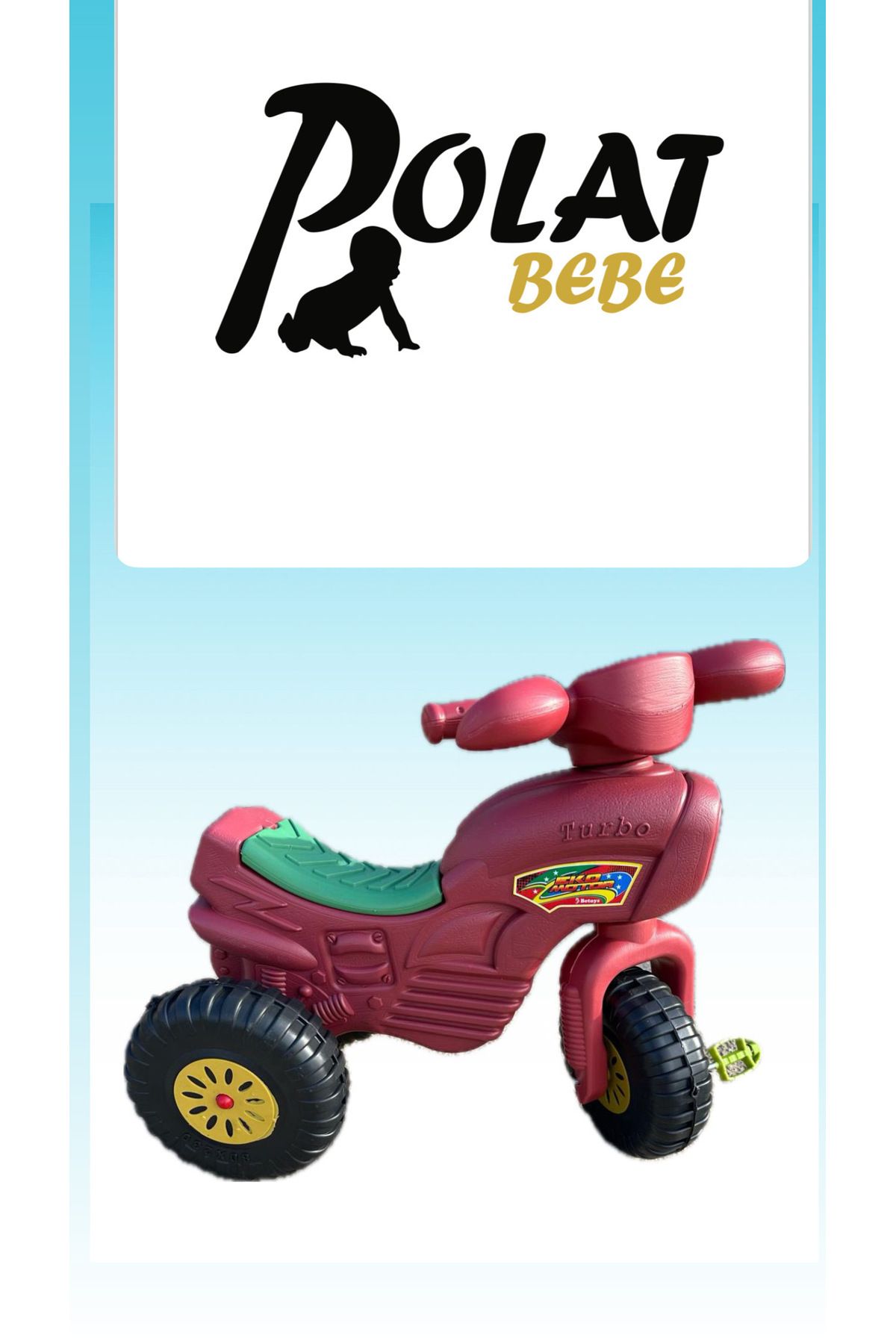 TURBO7 3 Tekerlik’li Çocuk Bisikleti (Motoru)
