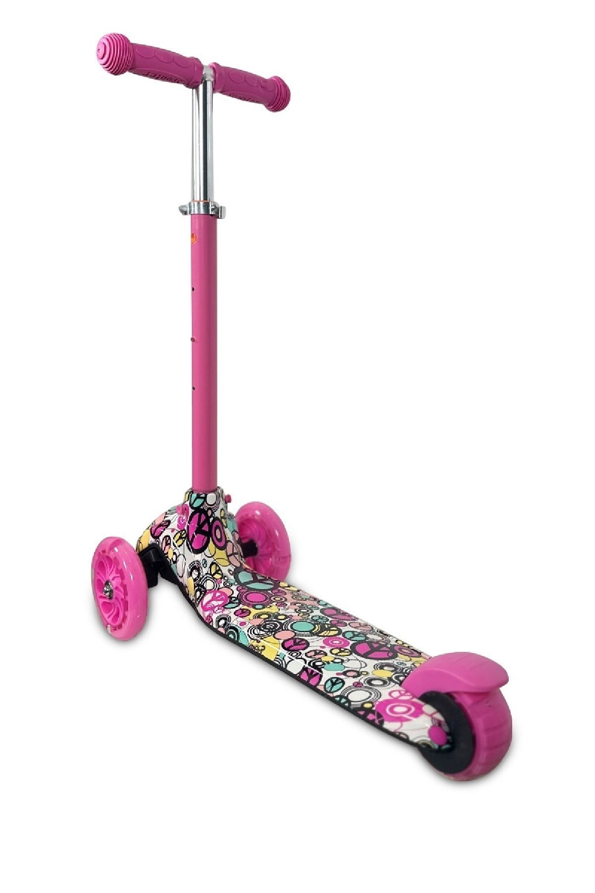 Dynamic-Ht288 Lighted 3 Wheel New Generation Scooter Pink - Lighted Wheels 6