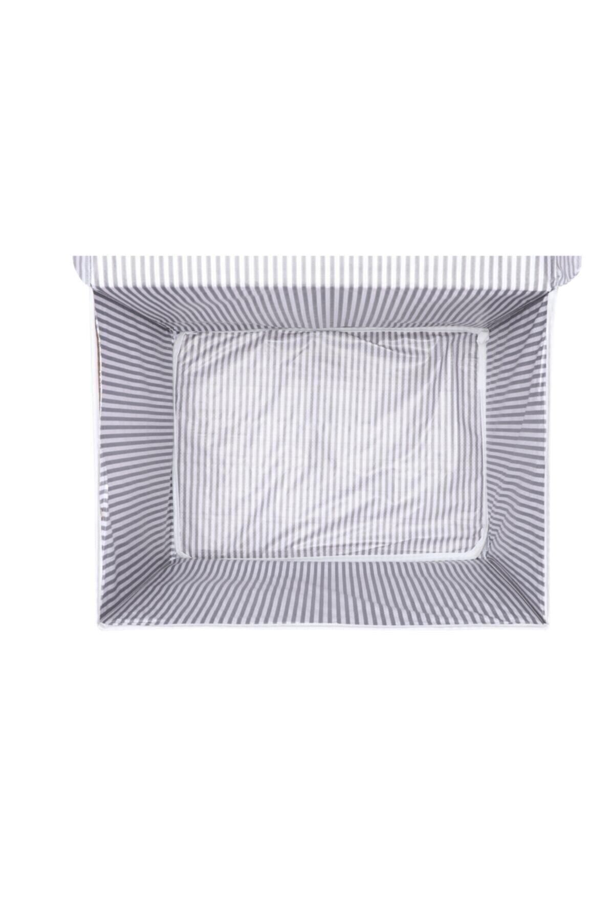 Keven Home-صندوق غسيل بغطاء مقاس 70x40x30 ميجا بلس - تخزين وتنظيم وما إلى ذلك - رمادي 6