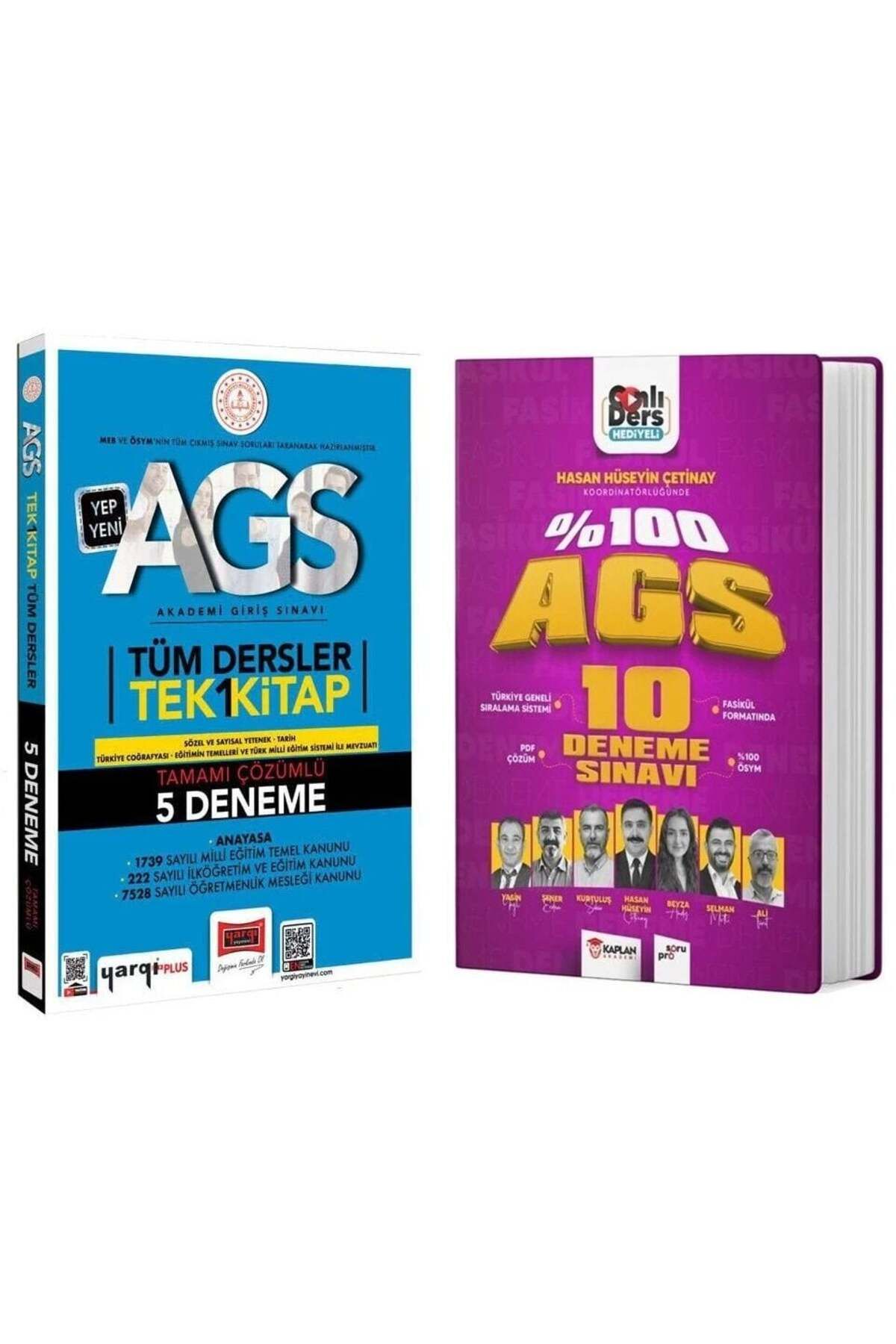 Yargı Yayınları Yargı + Kaplan Akademi 2025 MEB-AGS Tüm Dersler 5+10 Deneme 2 li Set Yargı + Kaplan Akademi Yayınlar